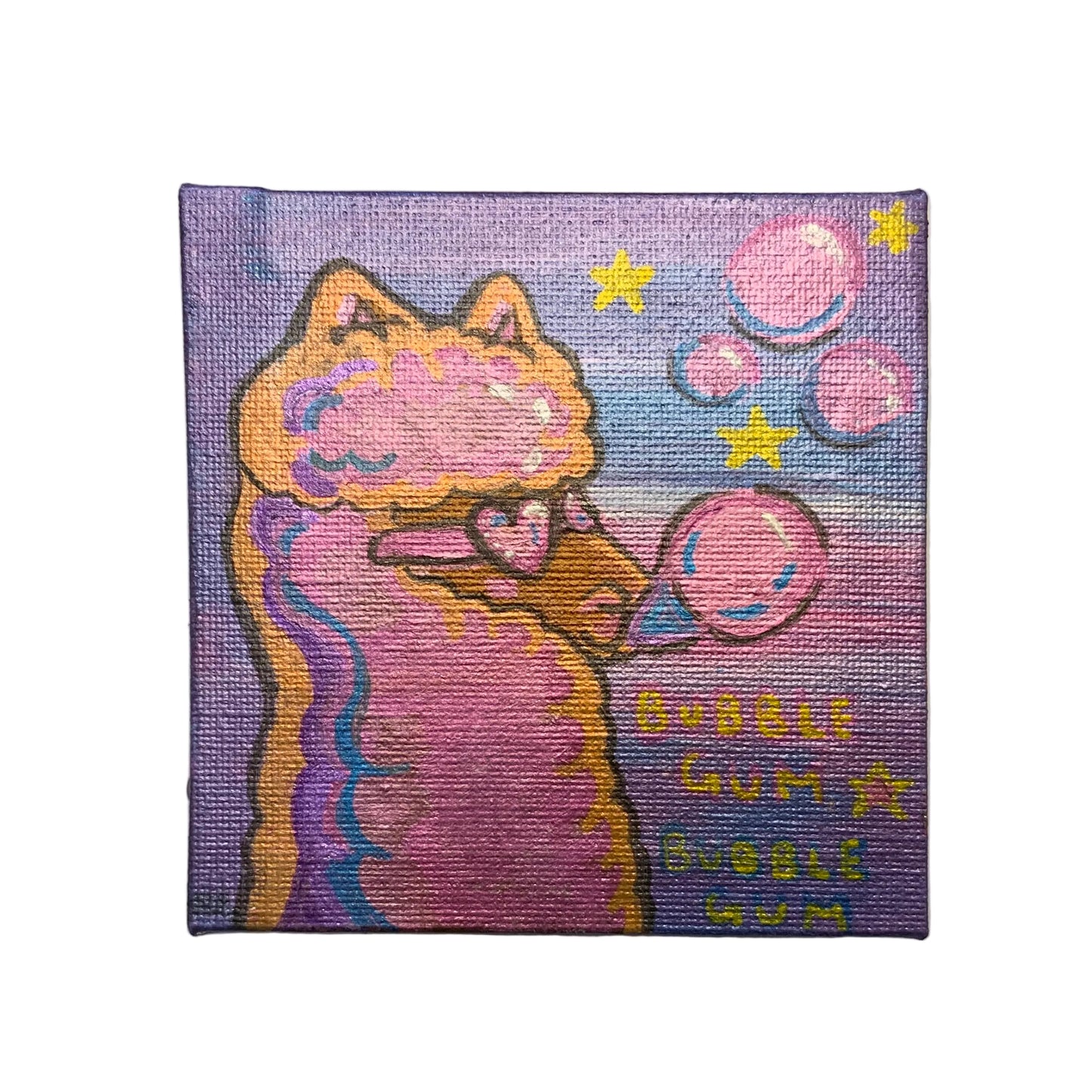 “Bubble Gum” Magnetic Canvas Painting