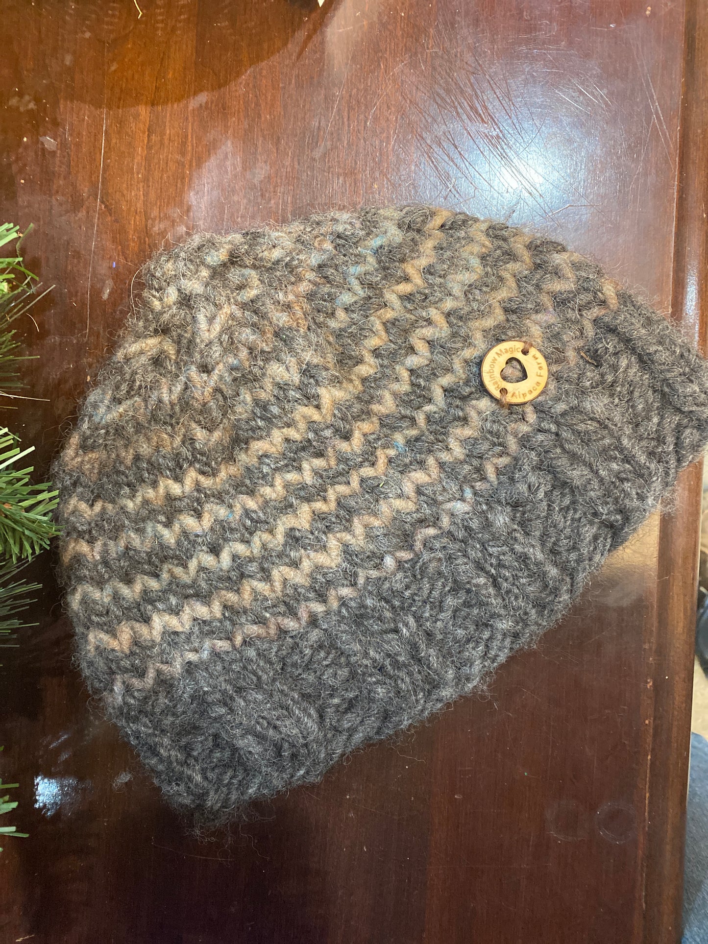 Dark Gray Handmade Hat