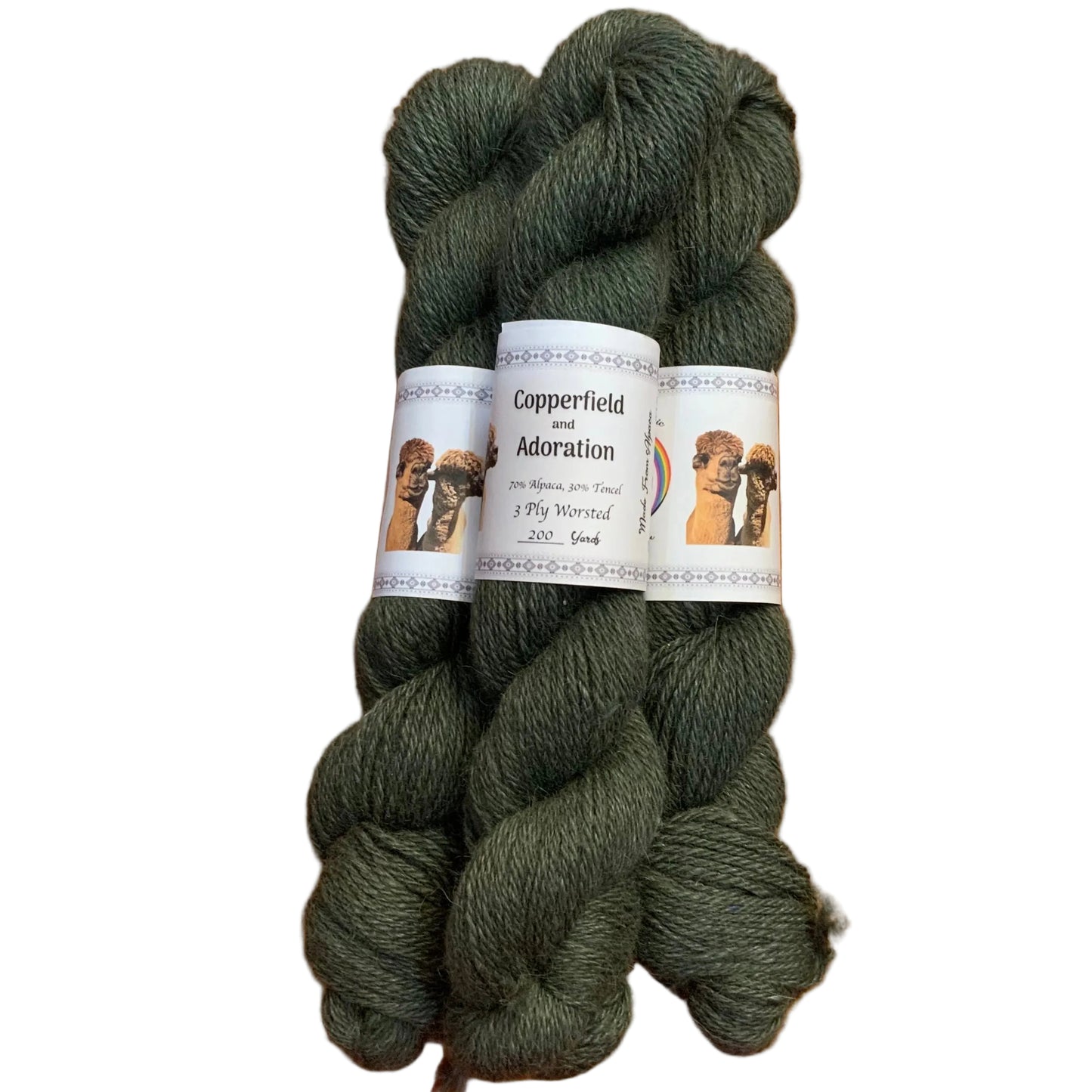 Copperfield & Addie 3ply worsted - 70% Alpaca 30% Tencel