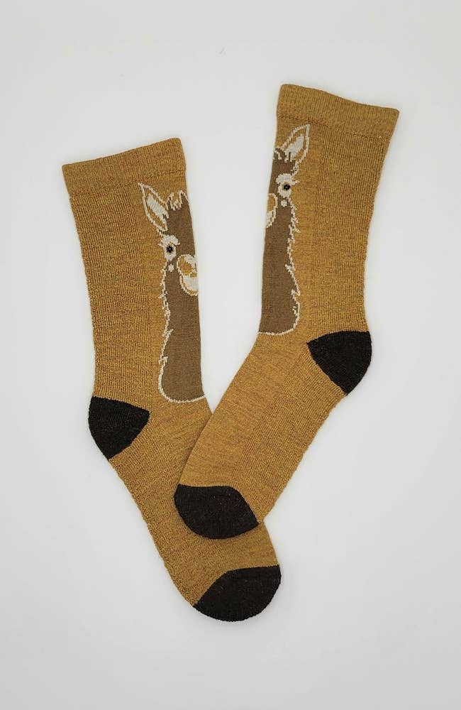 Alpaca Socks | Llama Face | Unisex