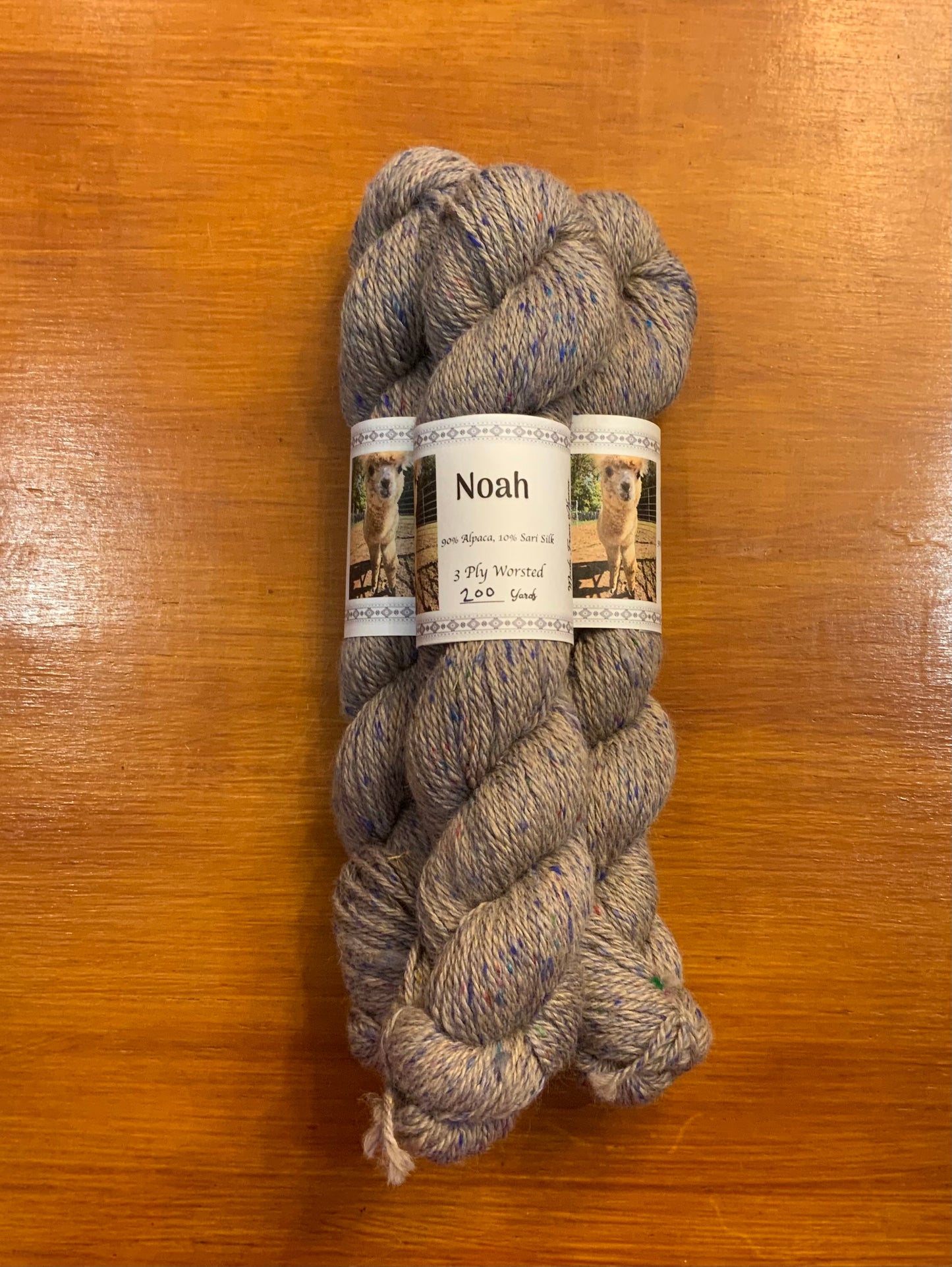 Noah 10% sari silk 3ply worsted