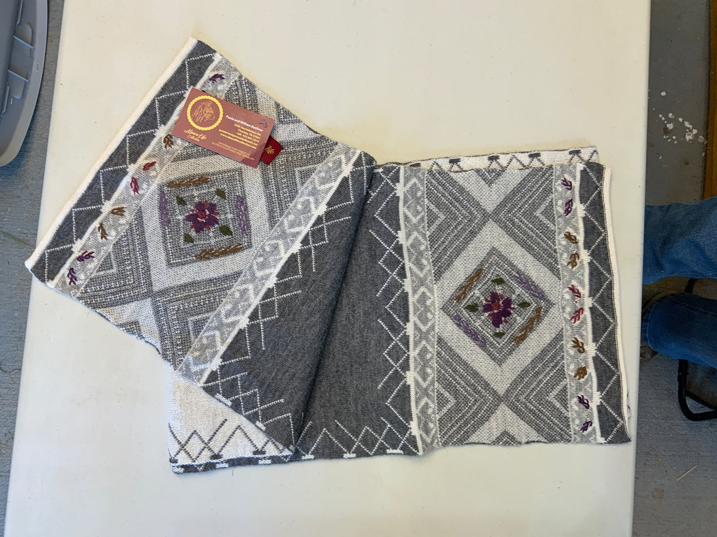 ALC White Diamond Scarf