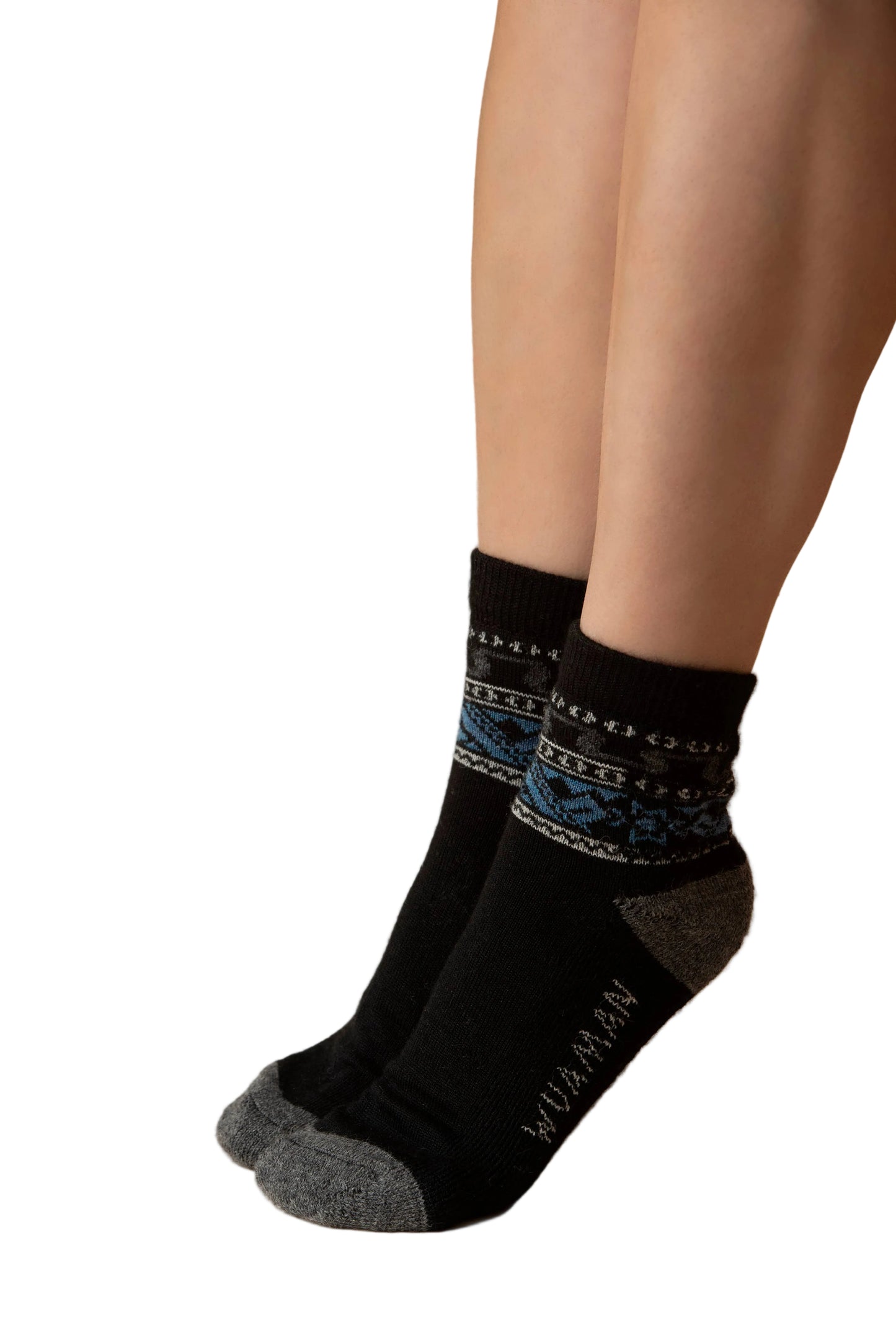 Ethnic Alpaca Quarter Socks