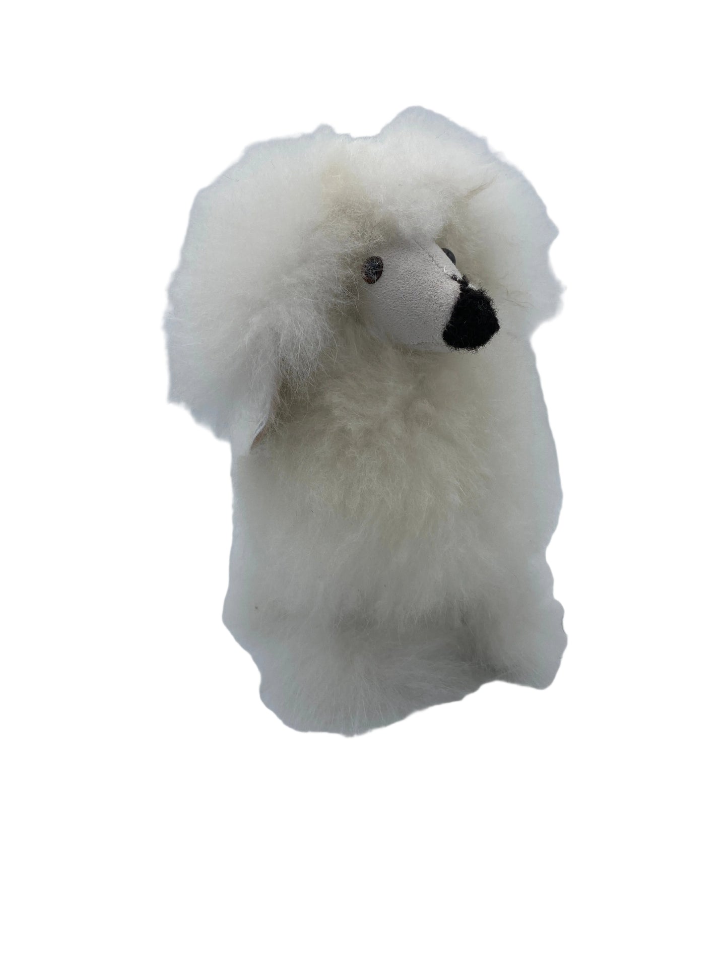 Alpaca Fur Medium Poodle Toy