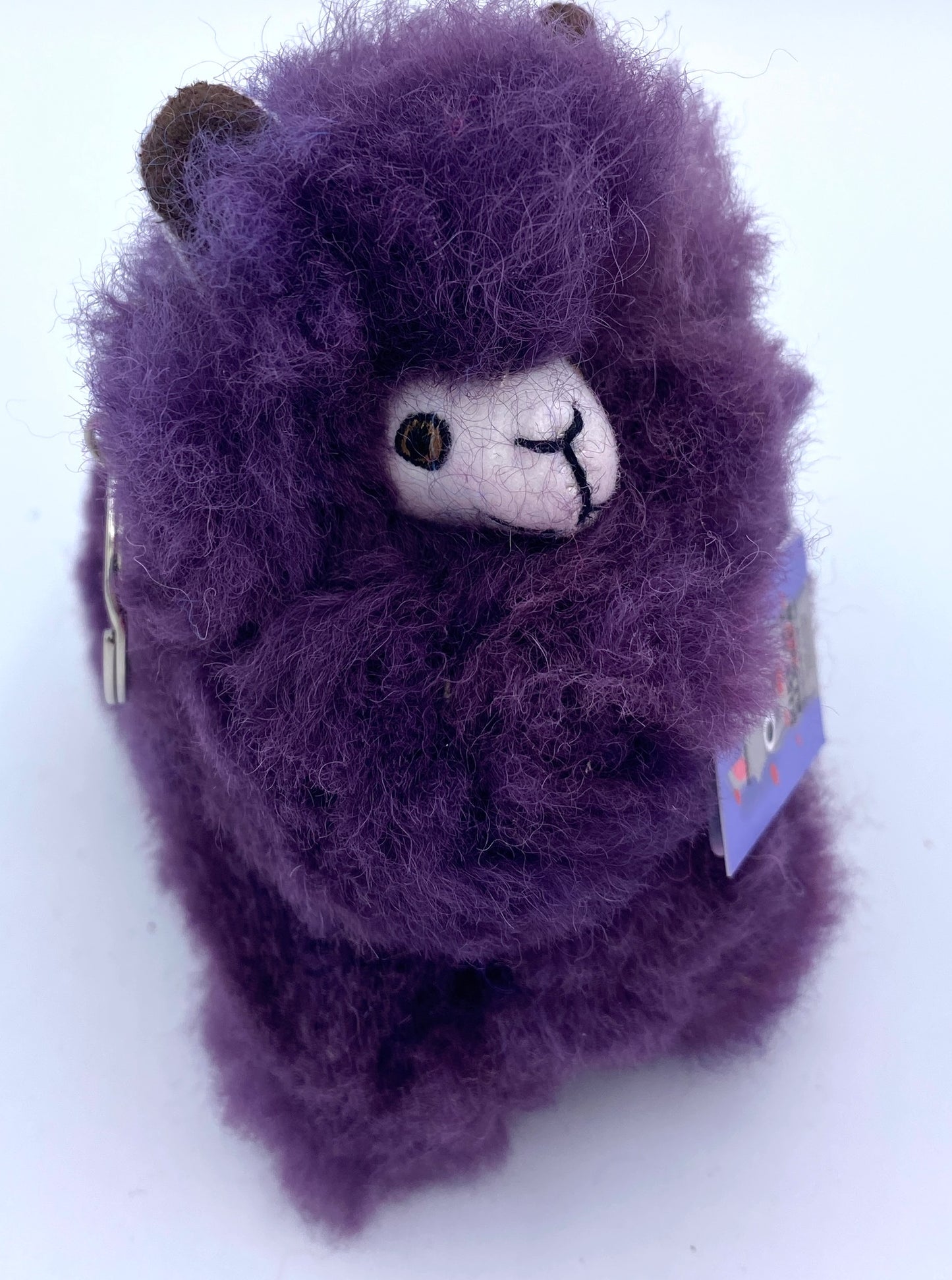 Alpaca Fur Figure Keychain - 4.5” - Color