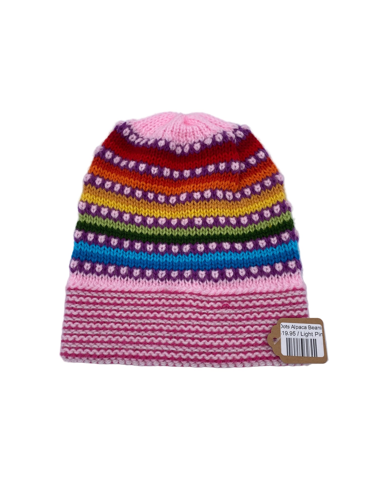 Dots Alpaca Beanie