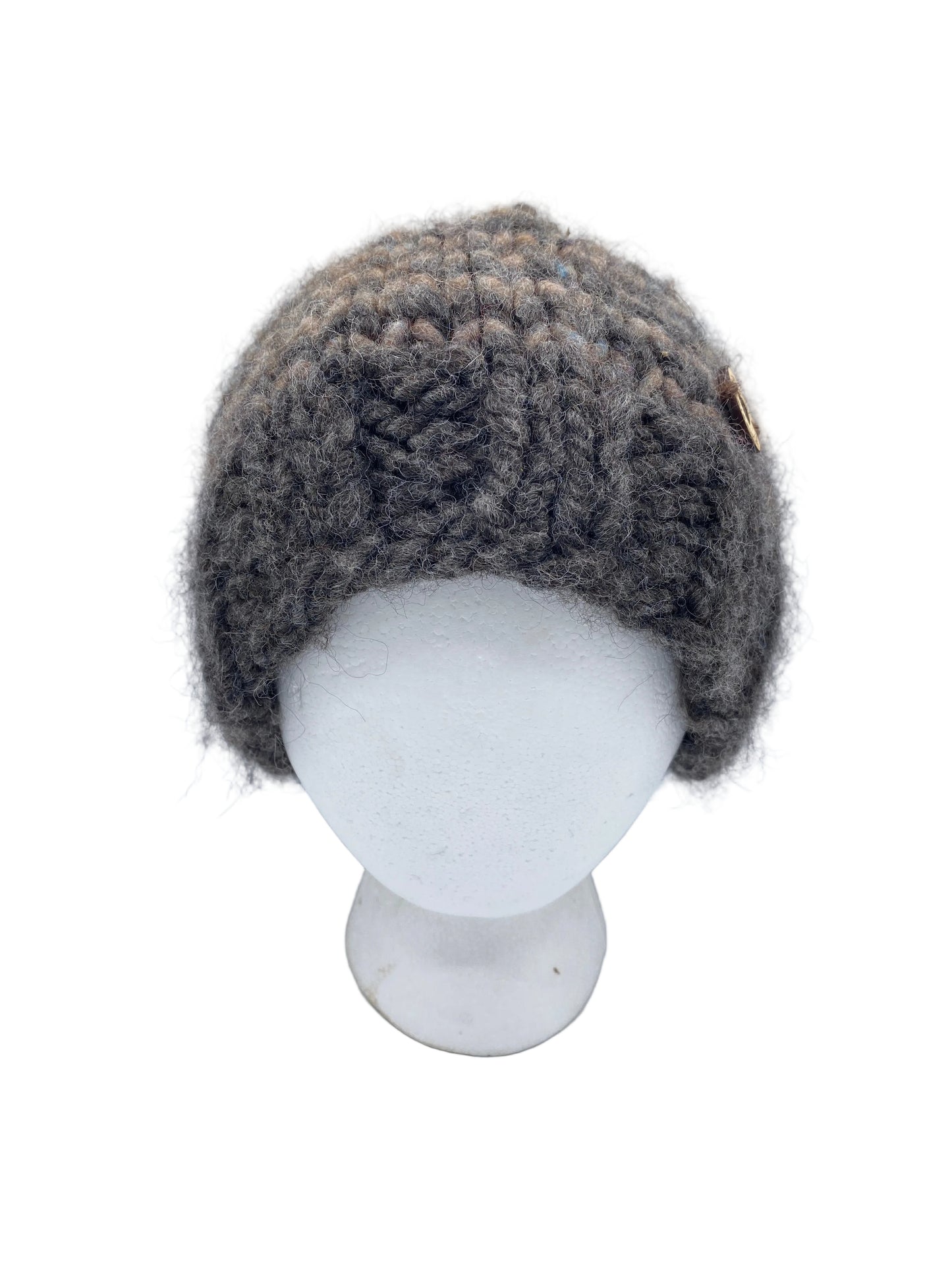 Dark Gray Handmade Hat