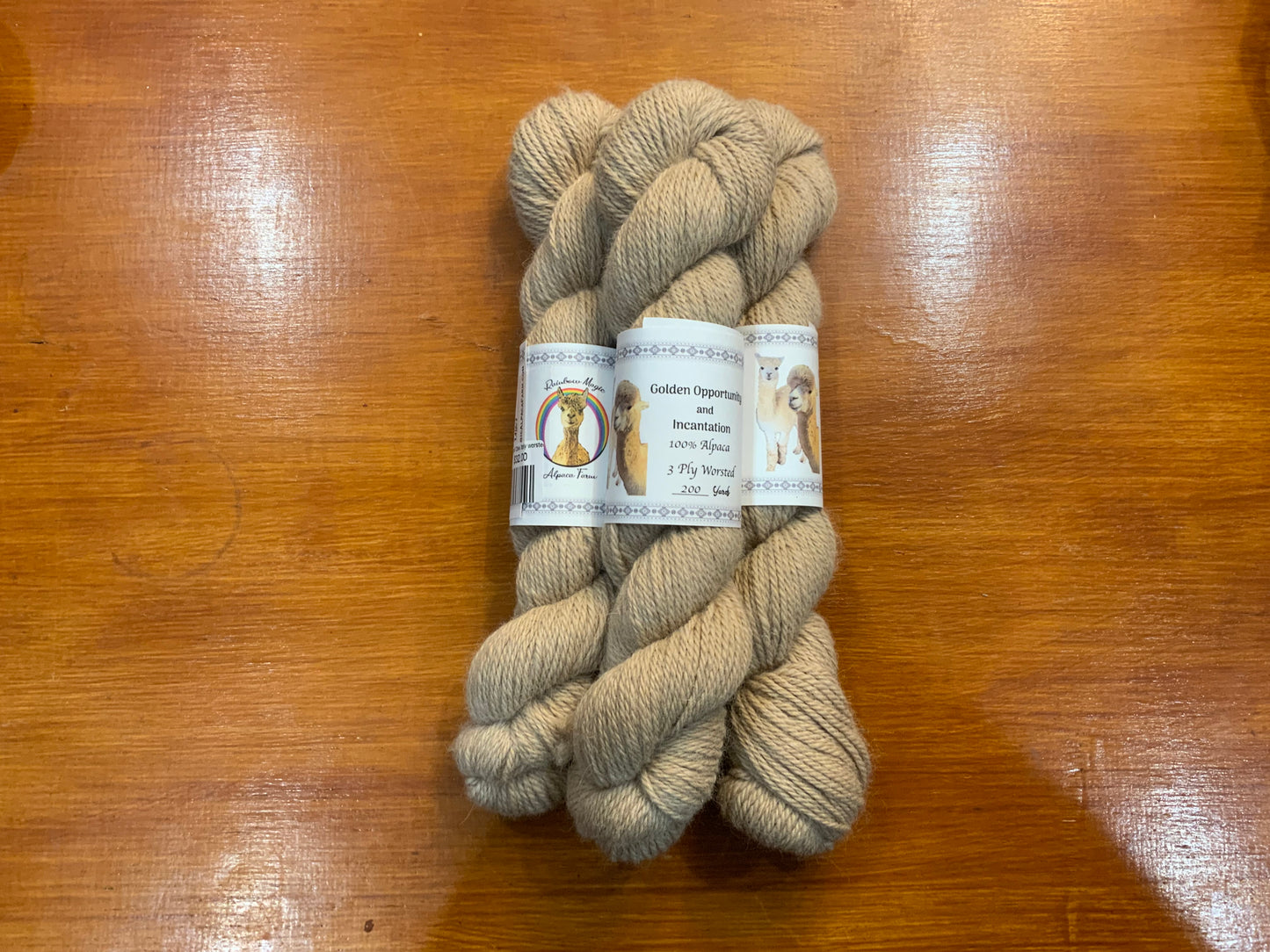 Incantation and Golden Opportunity 3ply worsted