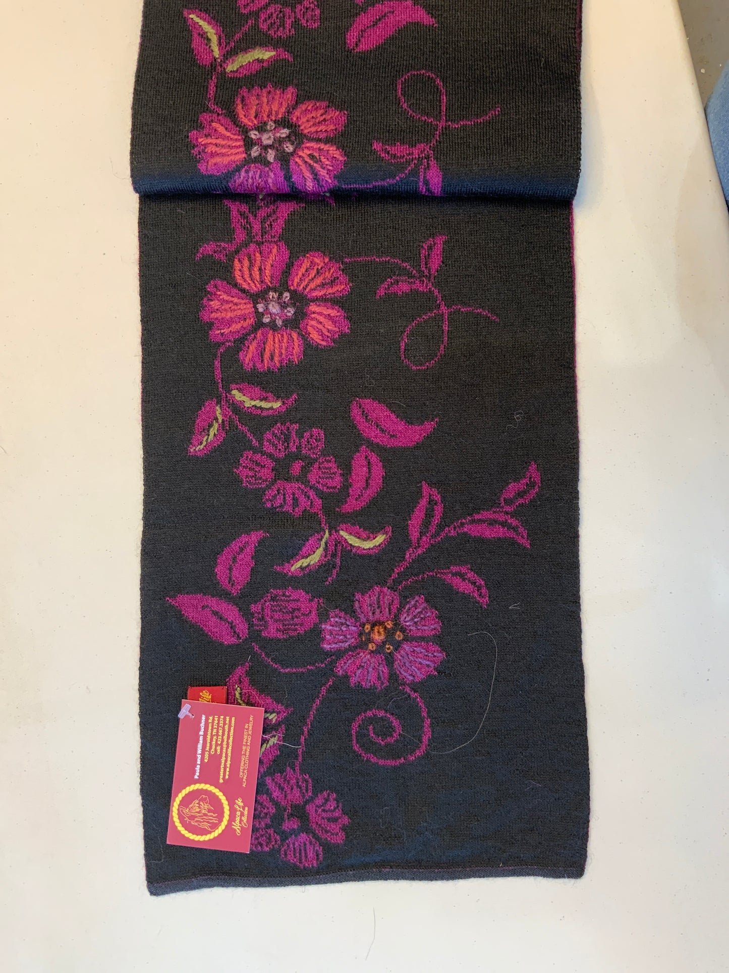 ALC Fantasia Scarf Wine