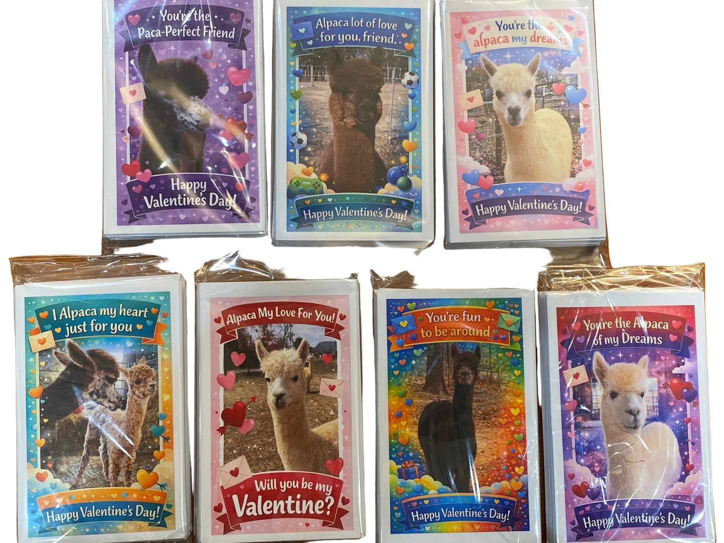Valentines Day Cards - Pack of 32