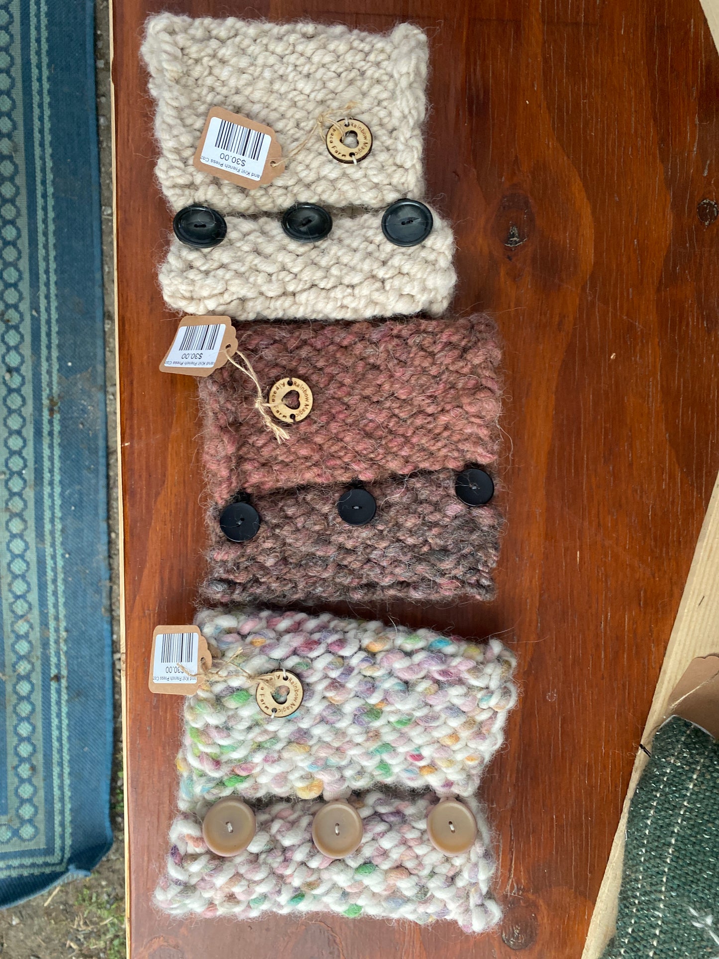 Hand Knit French Press Cozy