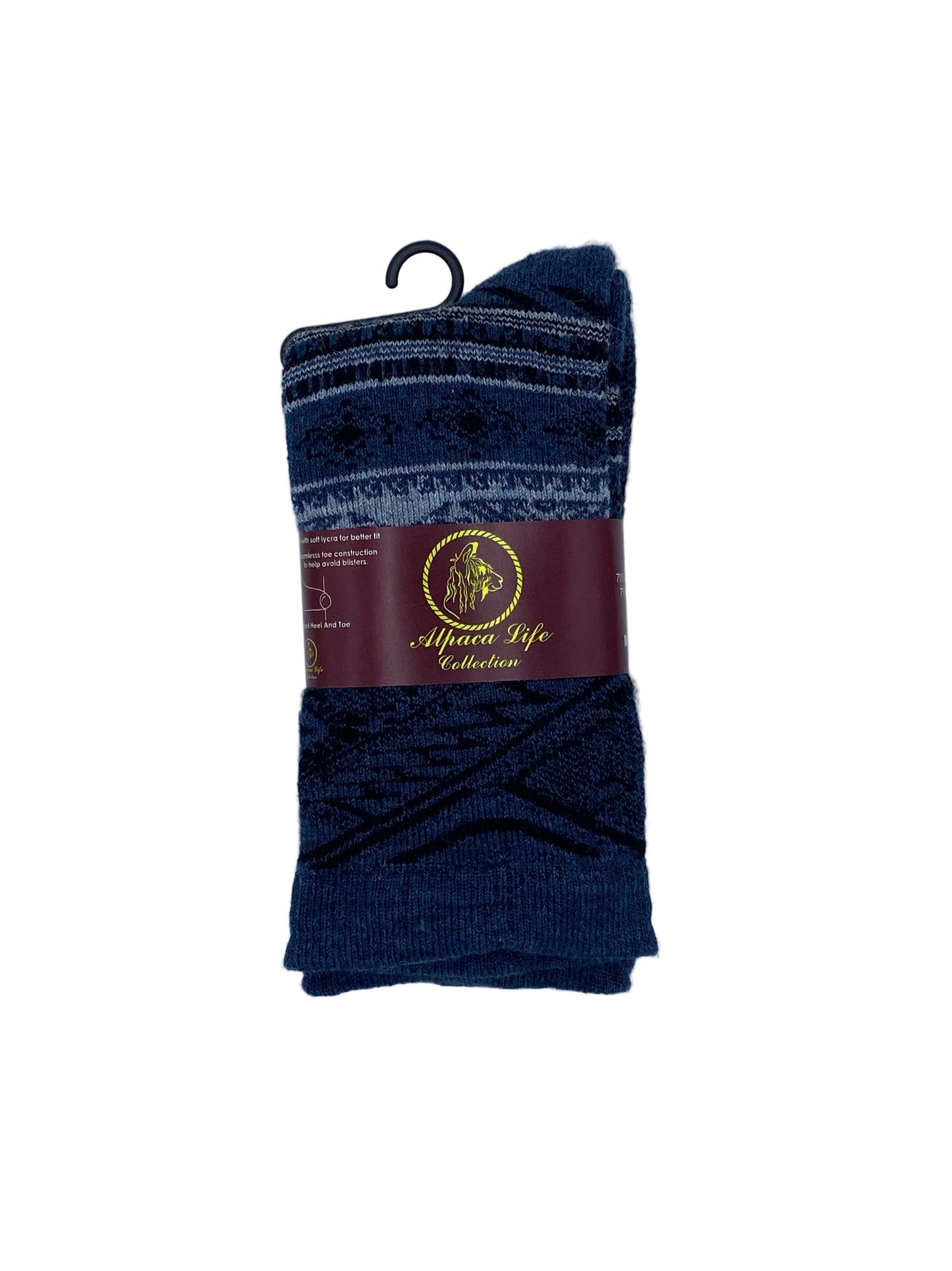 Geometric Alpaca Sock