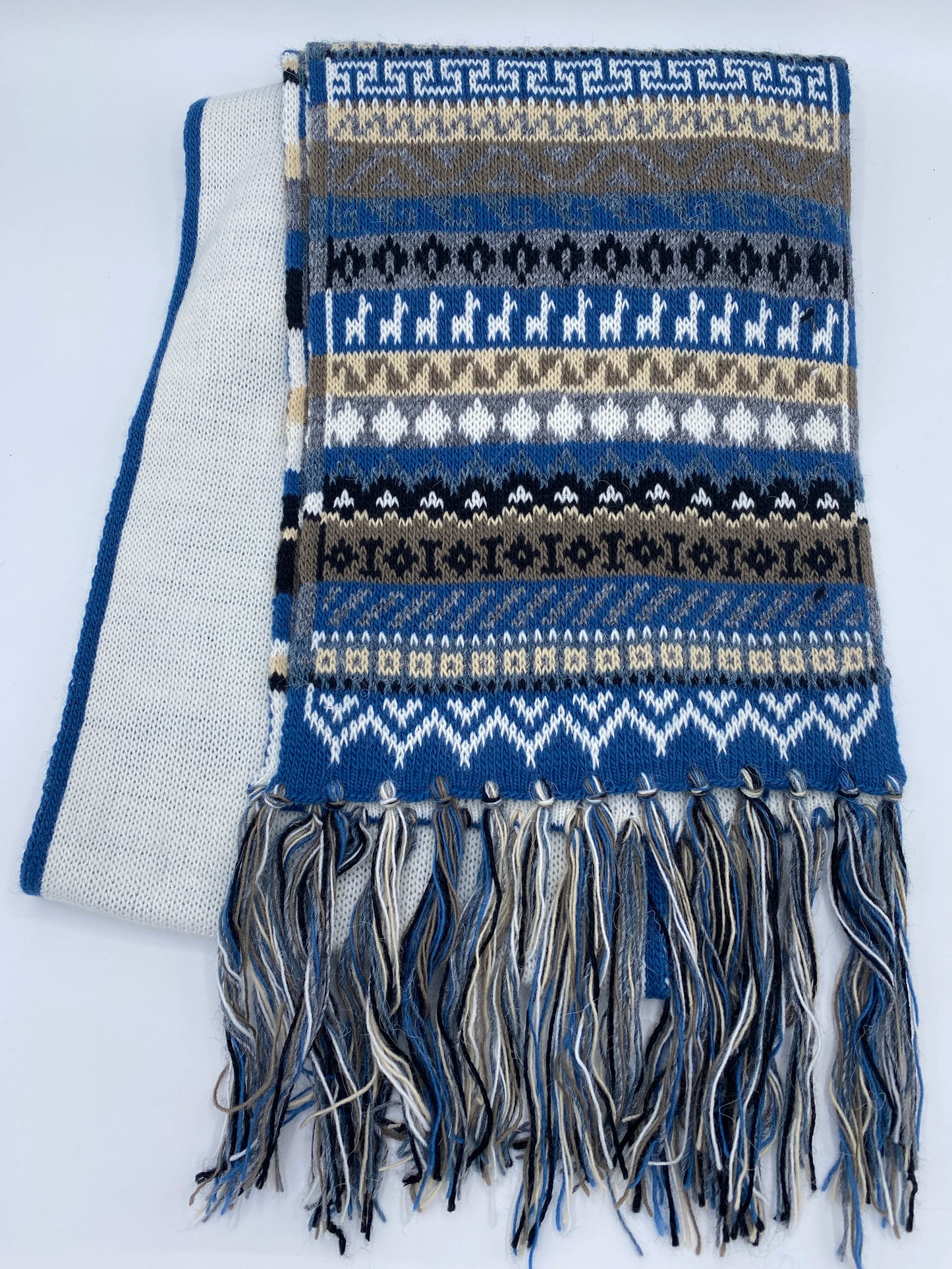 Multicolor Alpaca Scarf