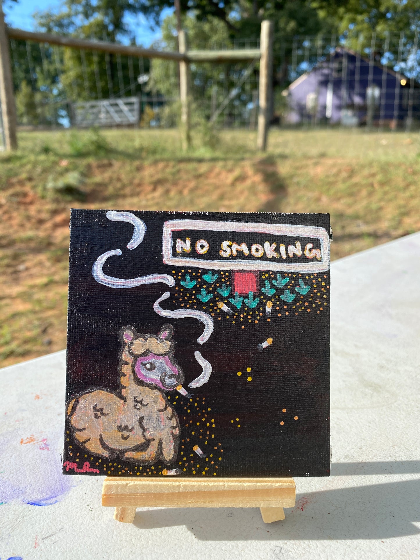 Noah Can’t Read Painting