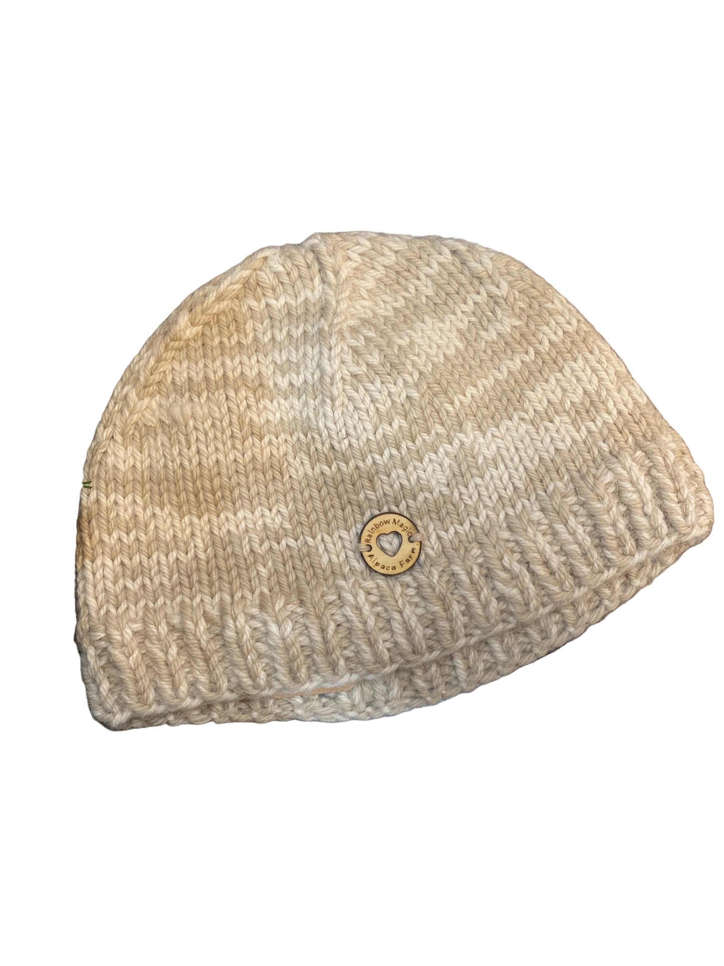 Handmade Beige and Fawn Hat