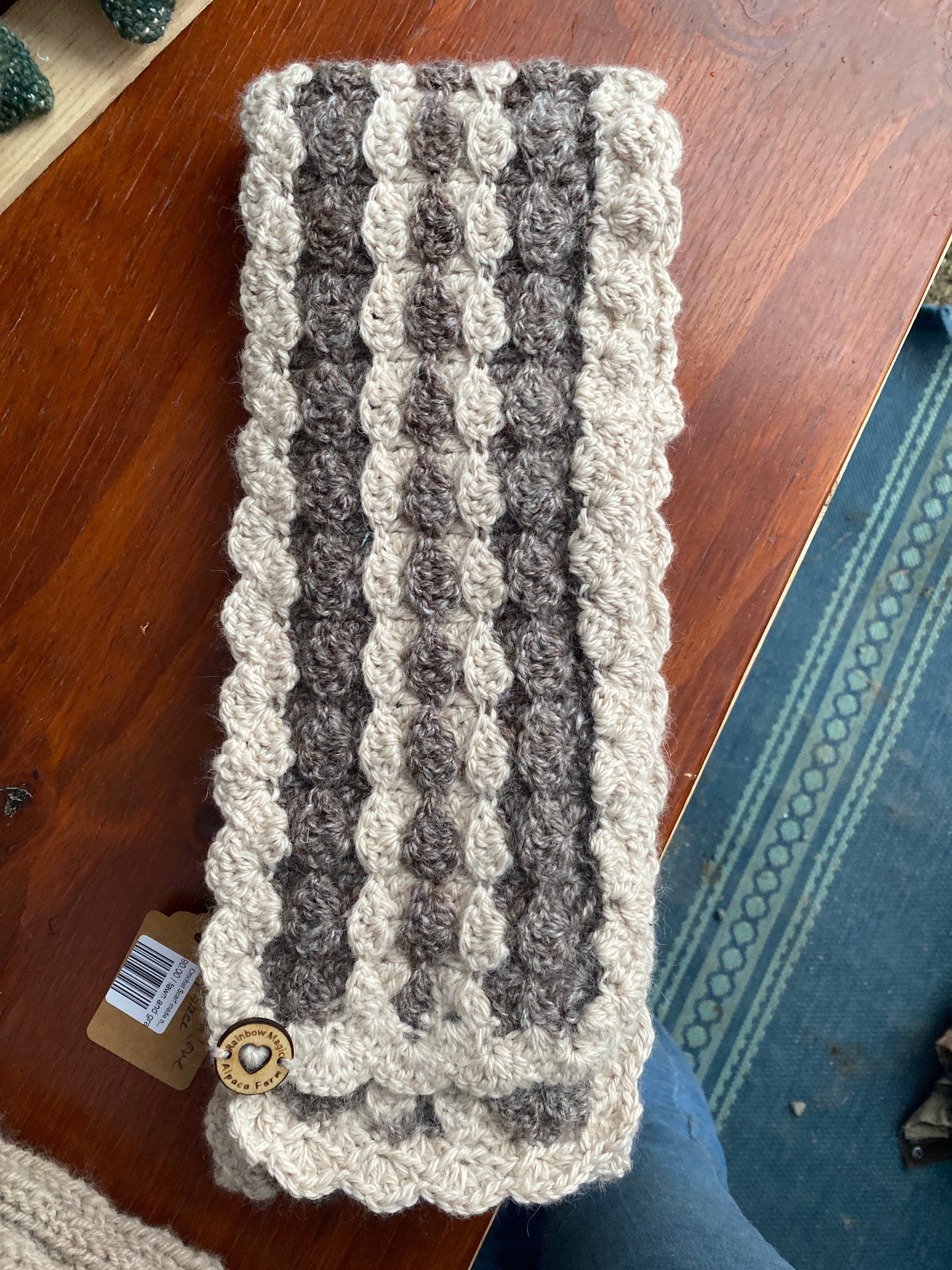 Crochet Scarf made by Grace with Love