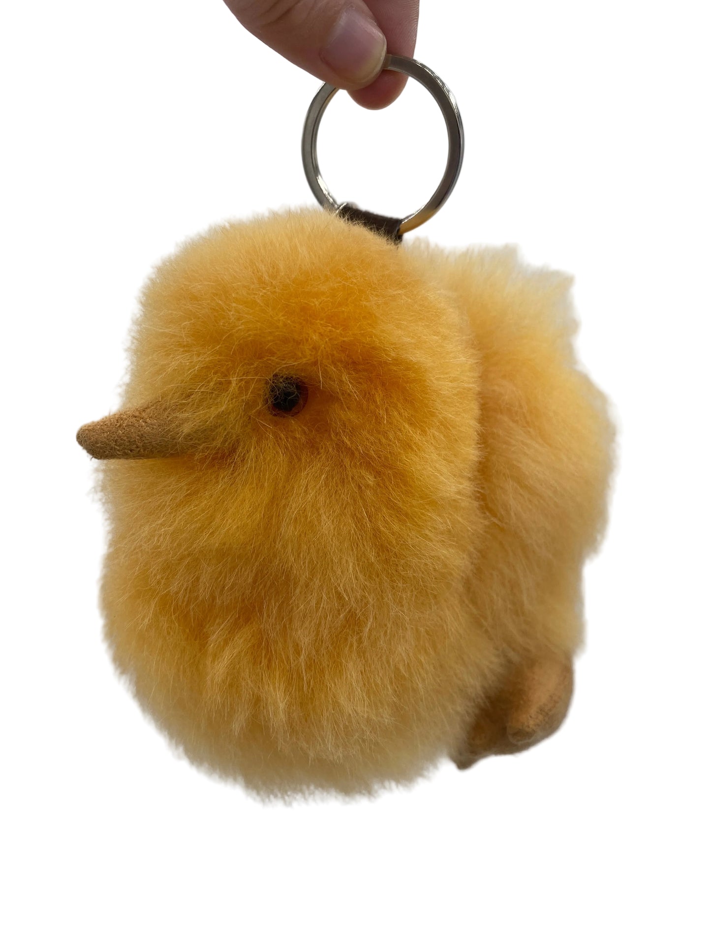 Alpaca Fur Chicken Keychain