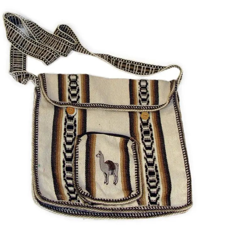 Alpaca Hand Woven Wool Purse Tote