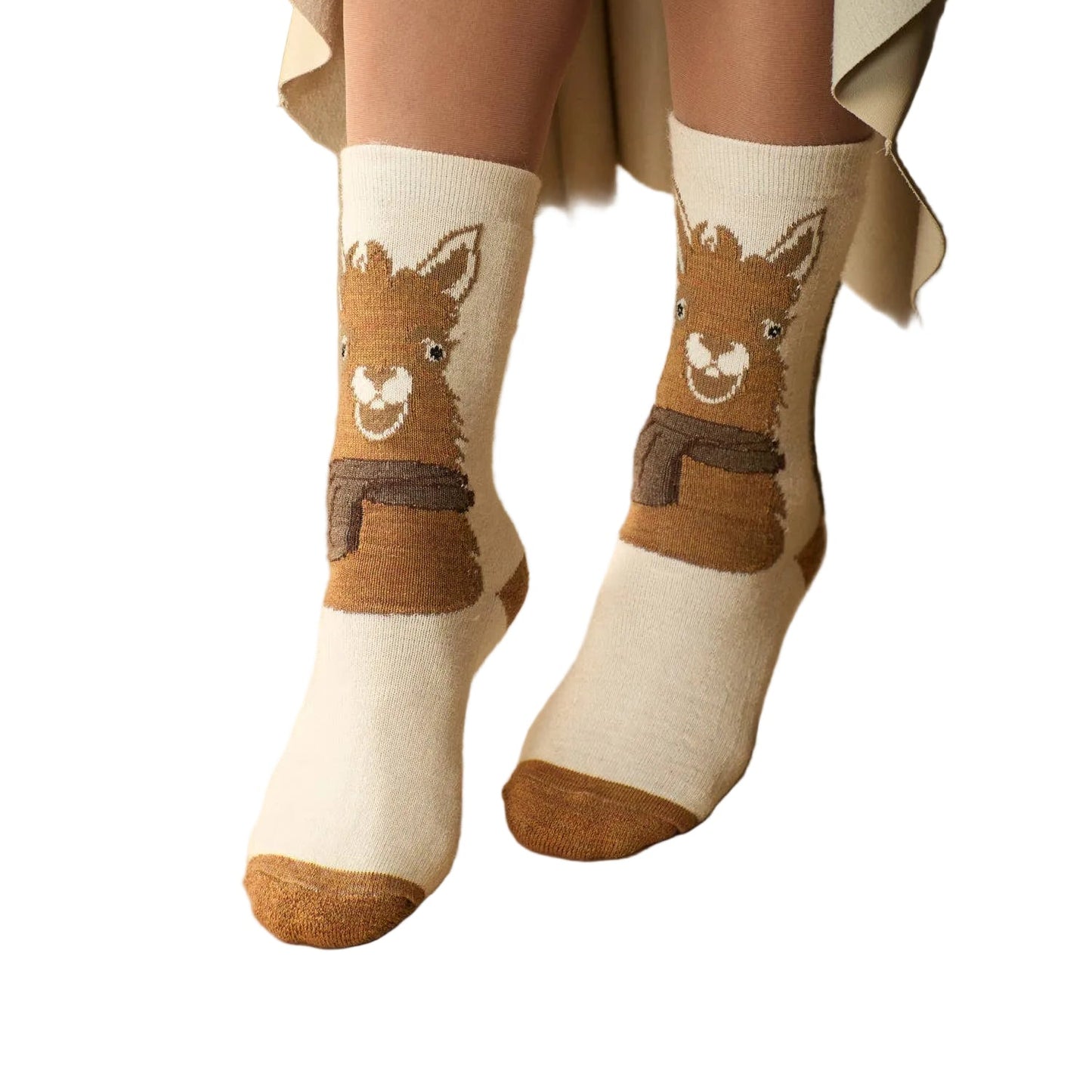 Alpaca Face Alpaca Socks
