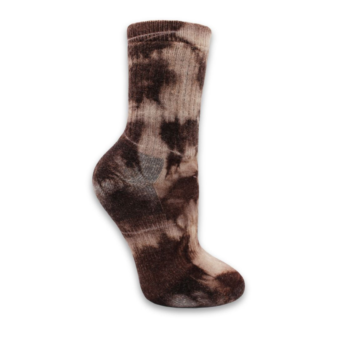 N.E.W. Tie Dye Alpaca Crew Socks