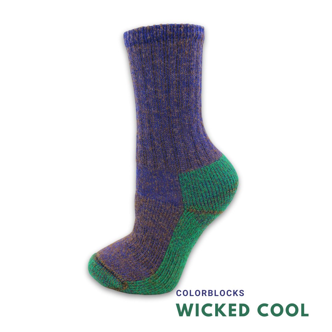 Color Block Survival Sock