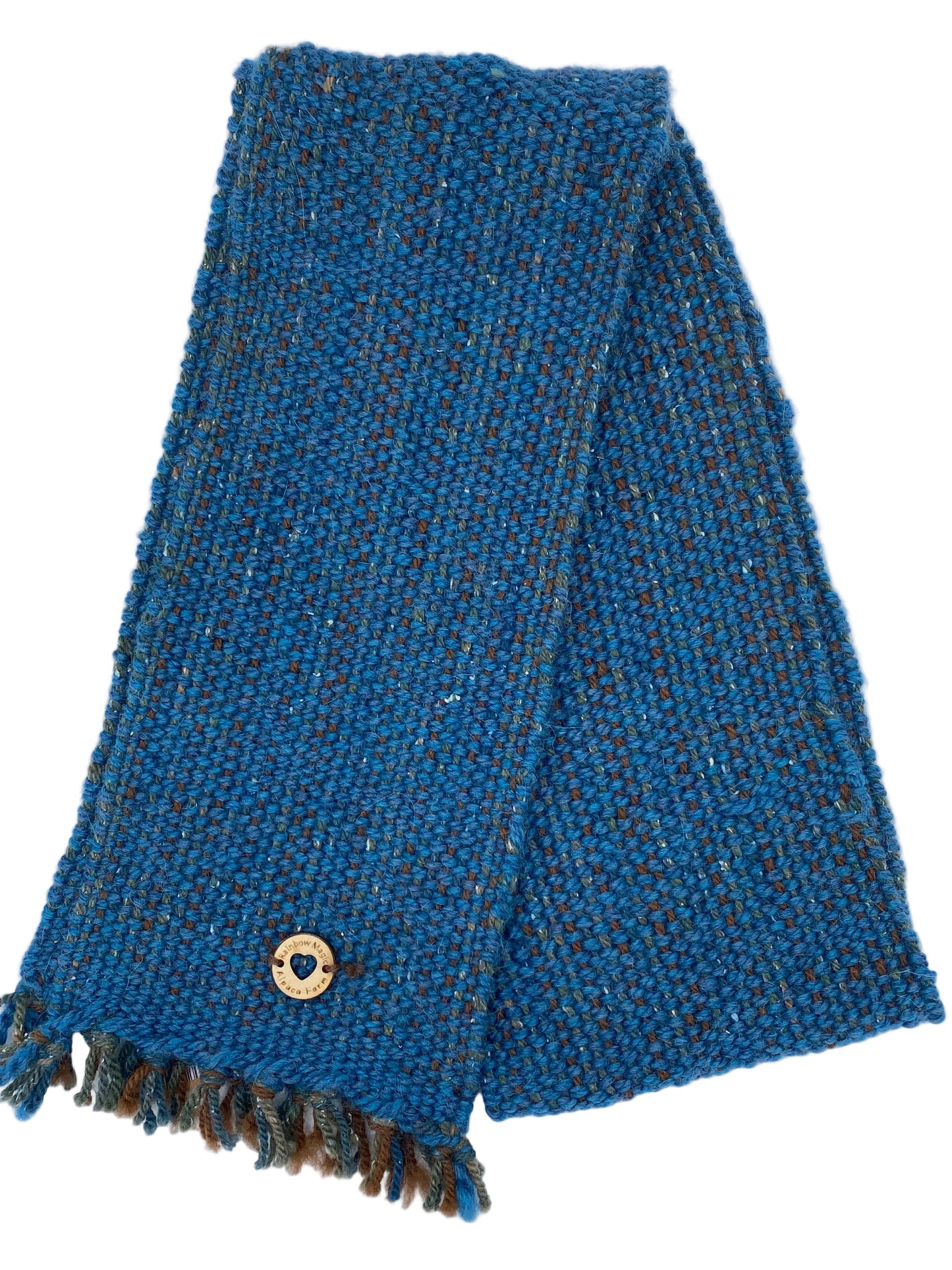 Blues Handmade Woven Scarf