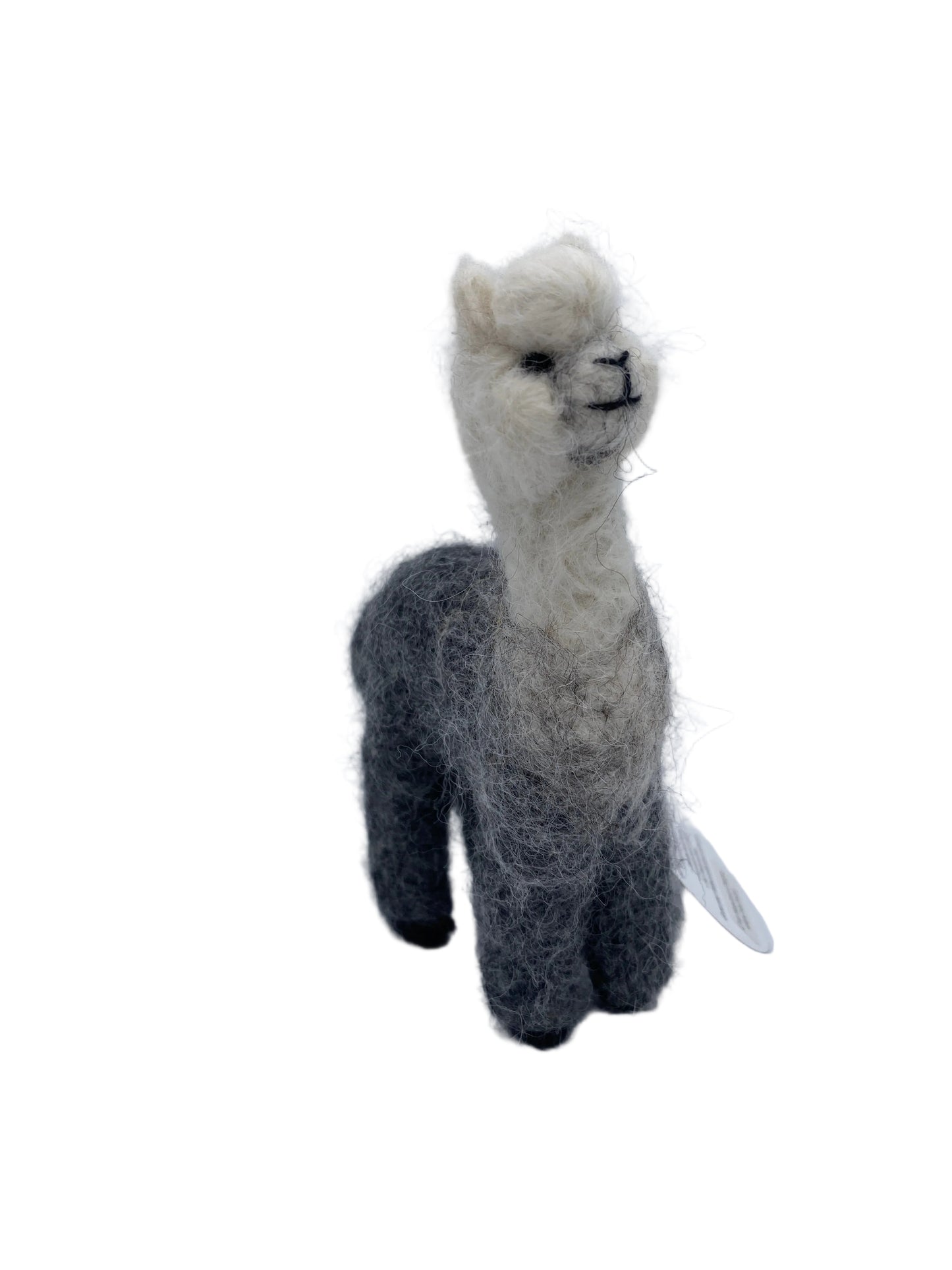 Felted Cria Alpaca Figurine