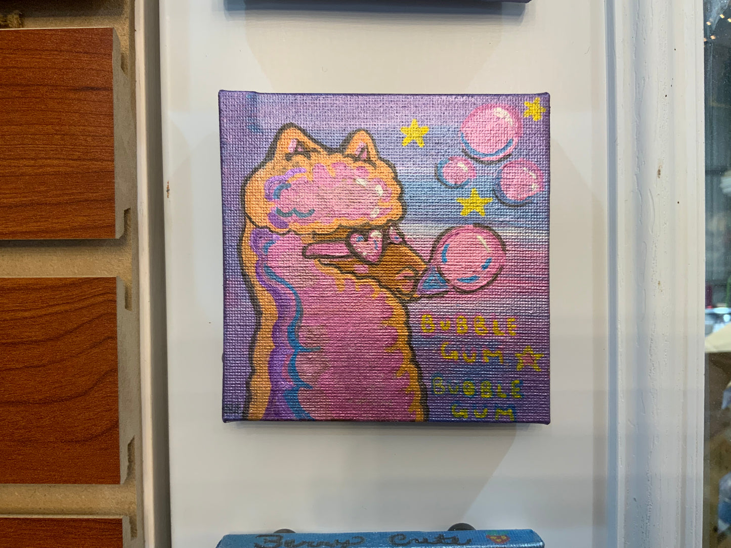 “Bubble Gum” Magnetic Canvas Painting