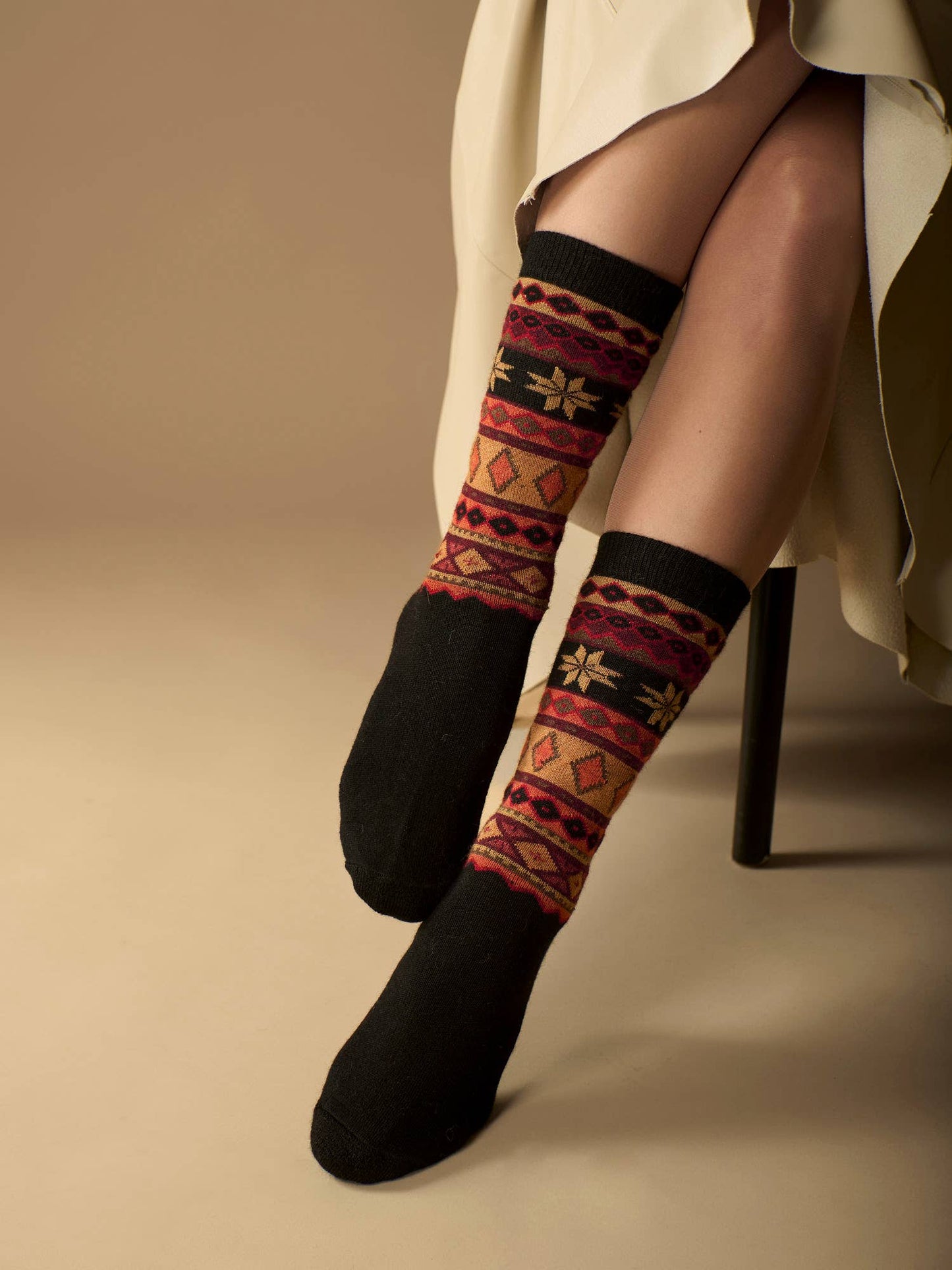 Light Cushion Alpaca Socks