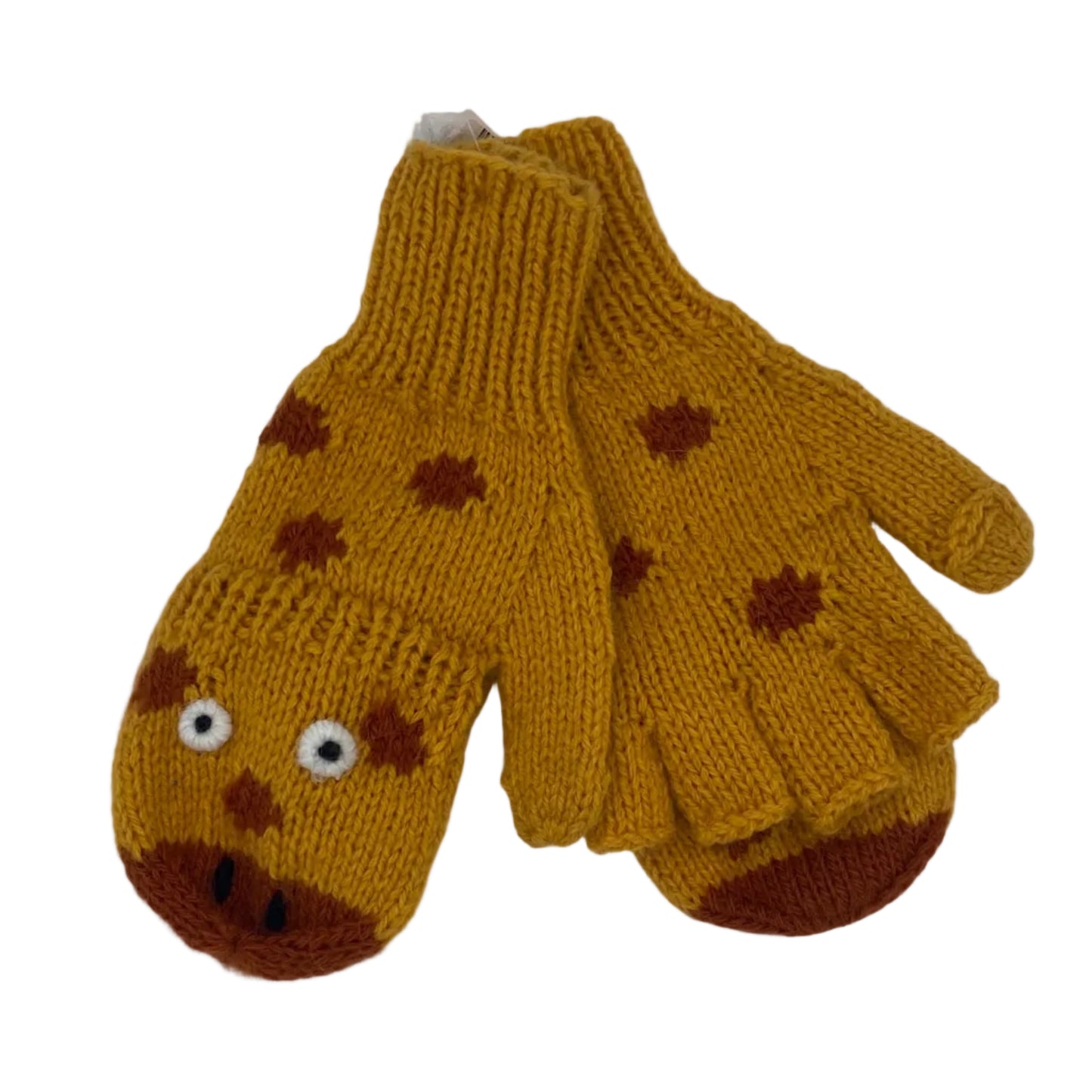 Alpaca Blend Animal Glittens