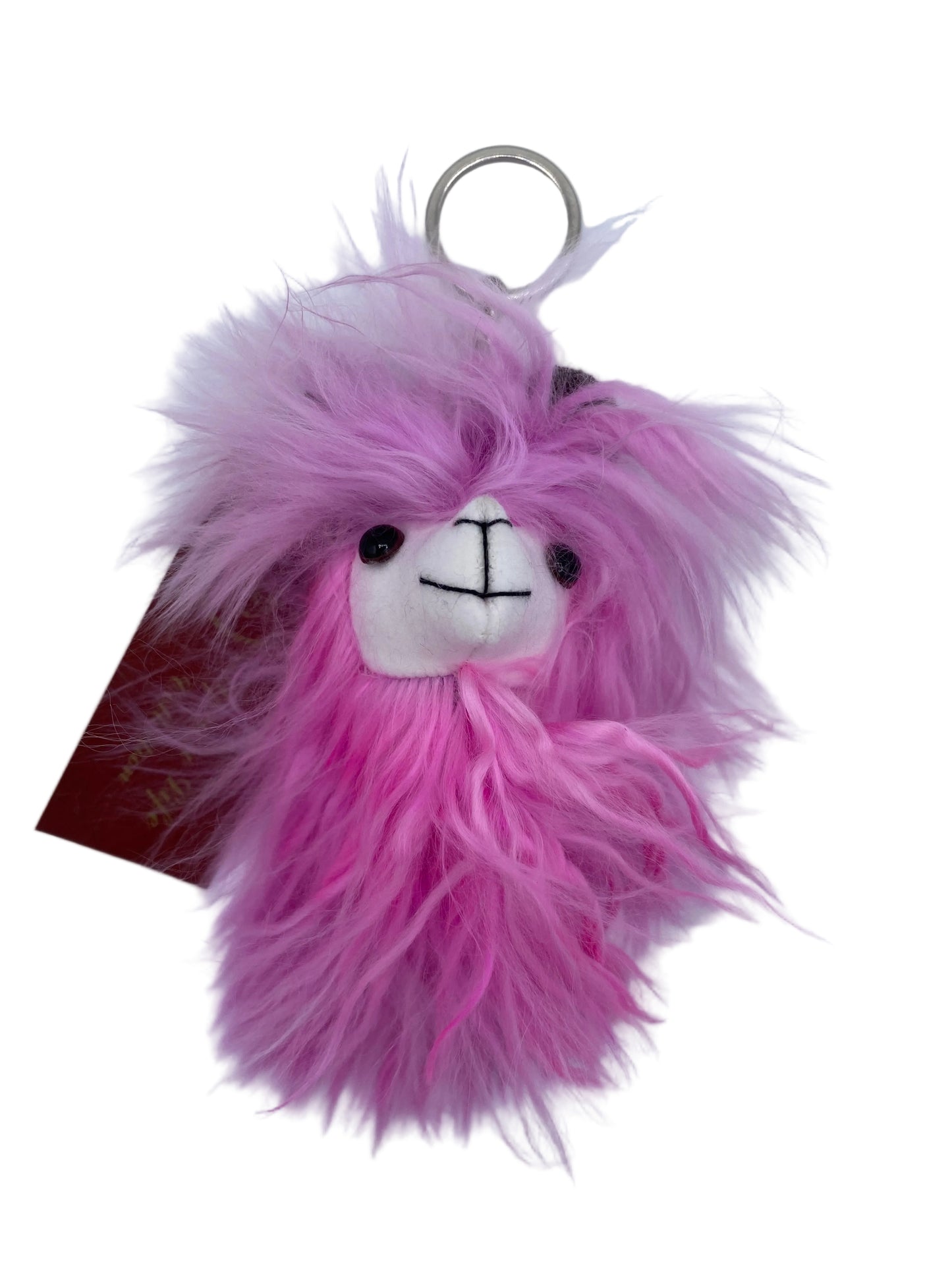 Suri Alpaca Head Keychain