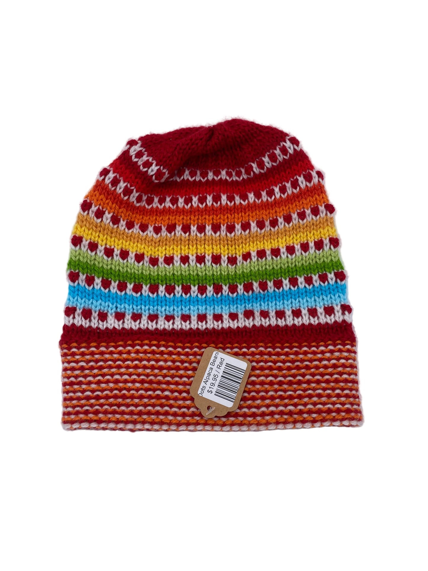 Dots Alpaca Beanie