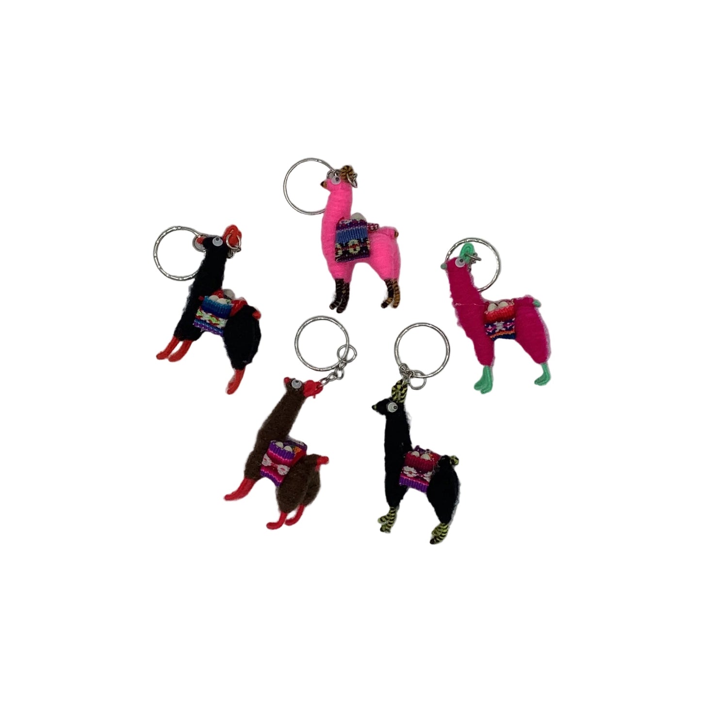 Color Alpaca Keychain