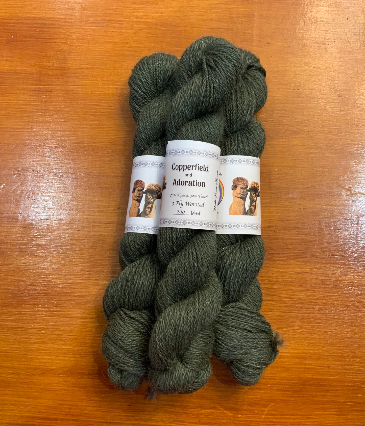 Copperfield & Addie 3ply worsted - 70% Alpaca 30% Tencel