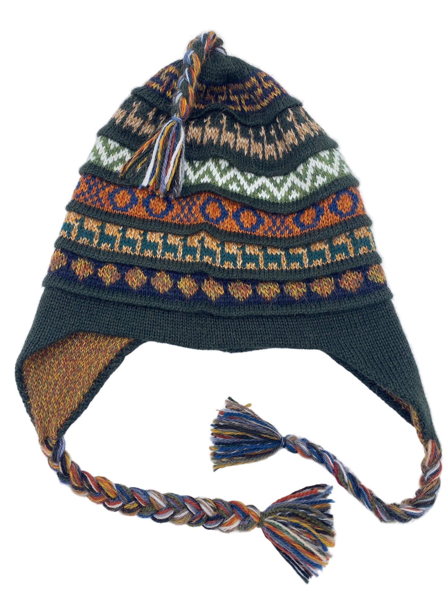 Reversible Alpaca Hat with Earflaps