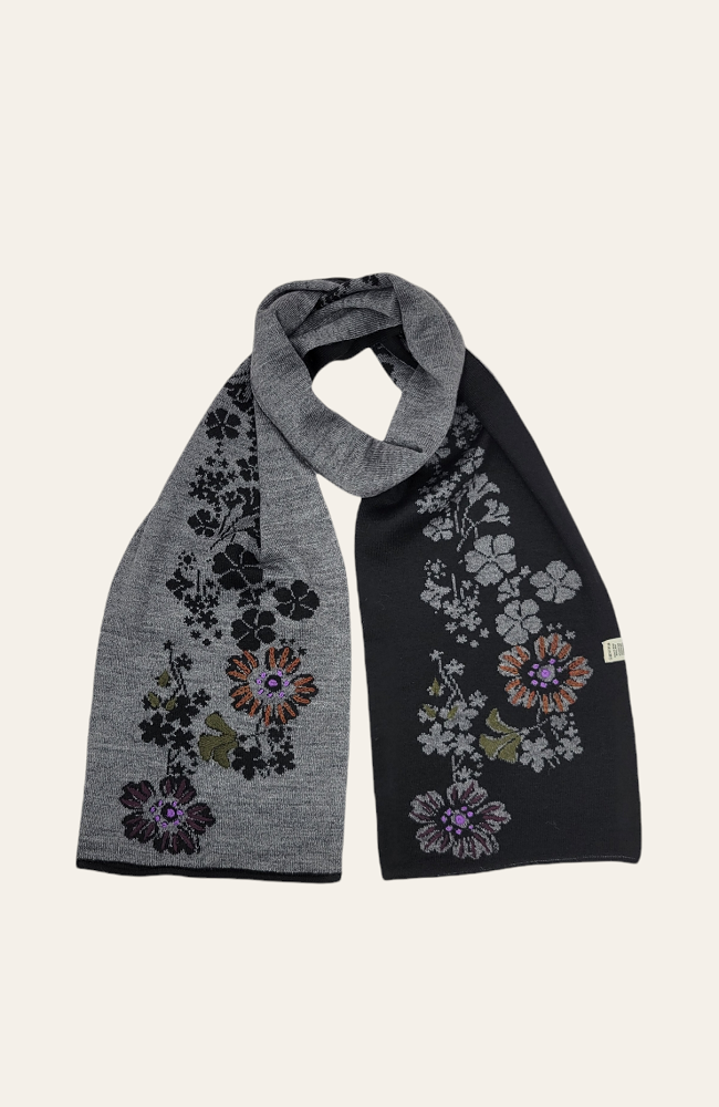 Julia Alpaca Scarf | Hand Embroidered