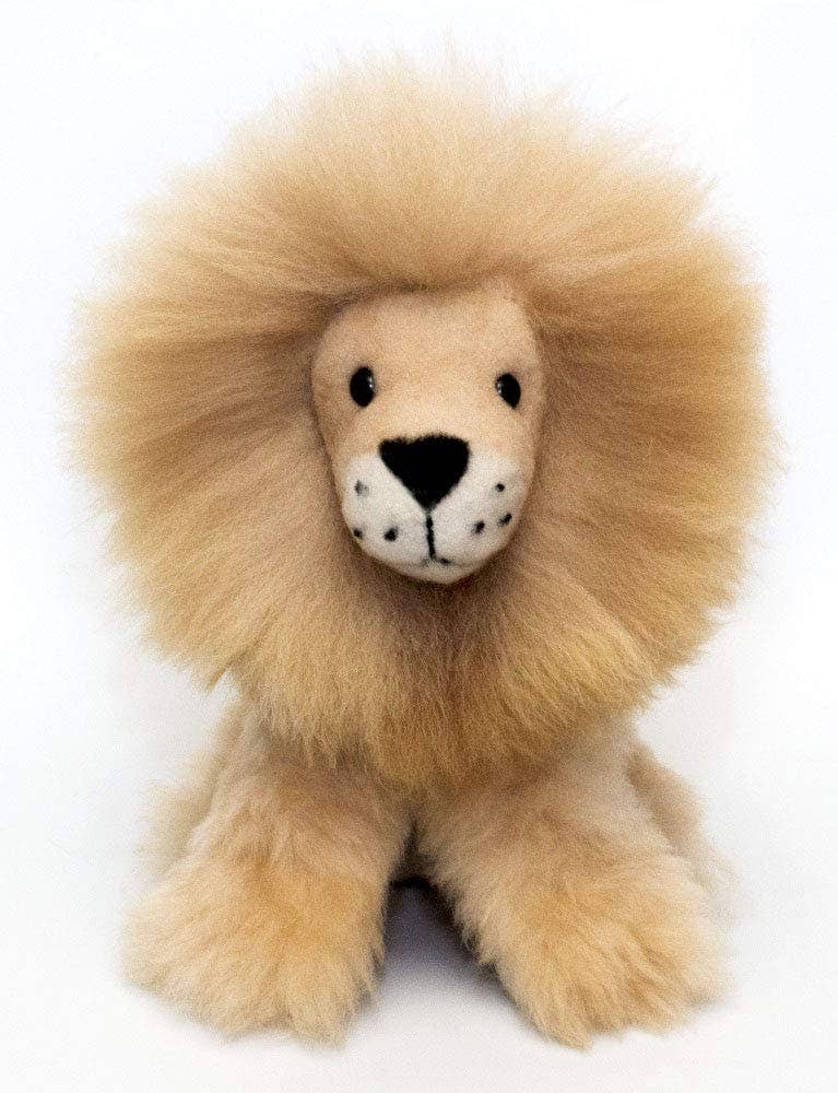 Alpaca Fur Baby Lion Toy