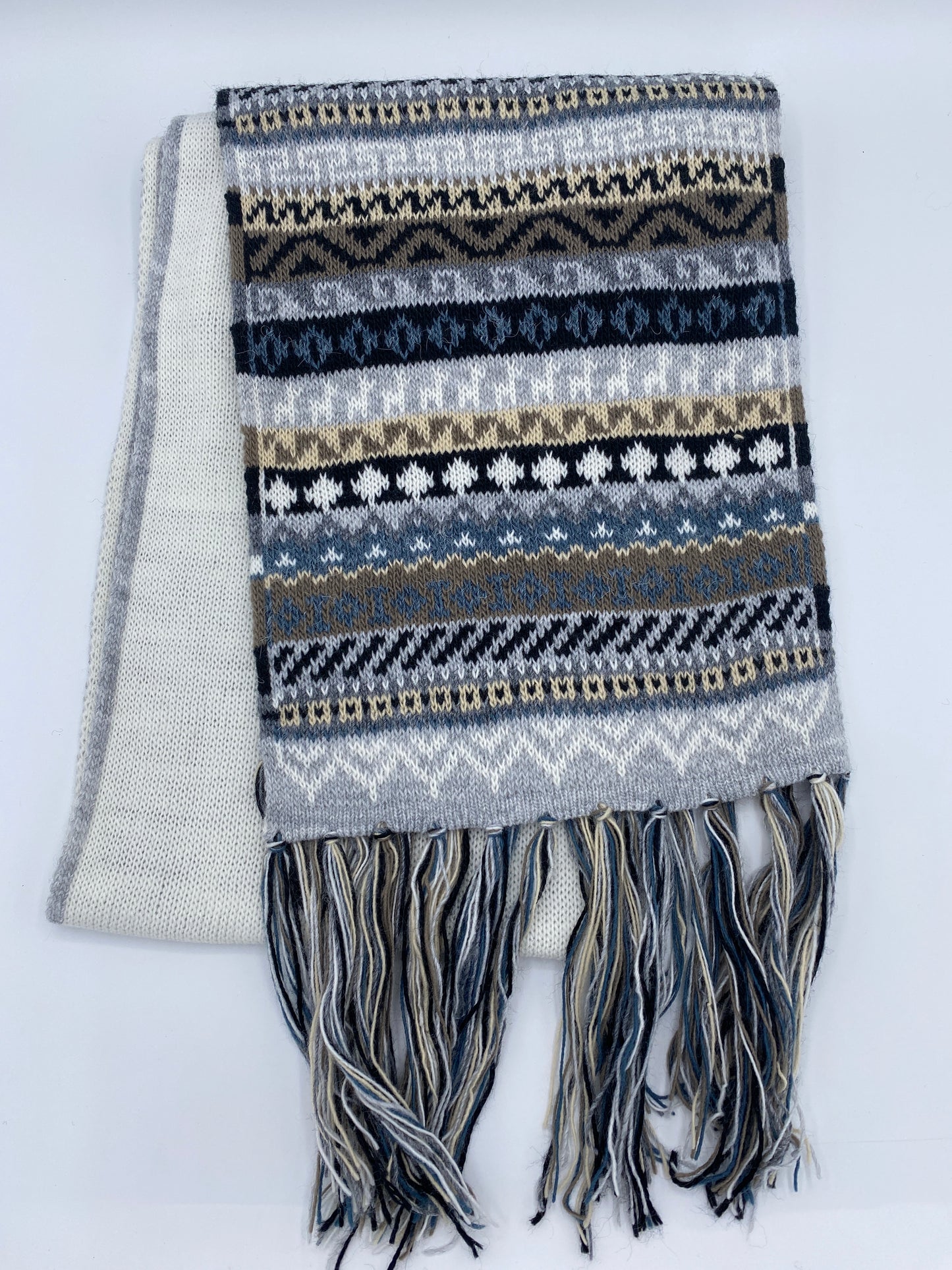 Multicolor Alpaca Scarf