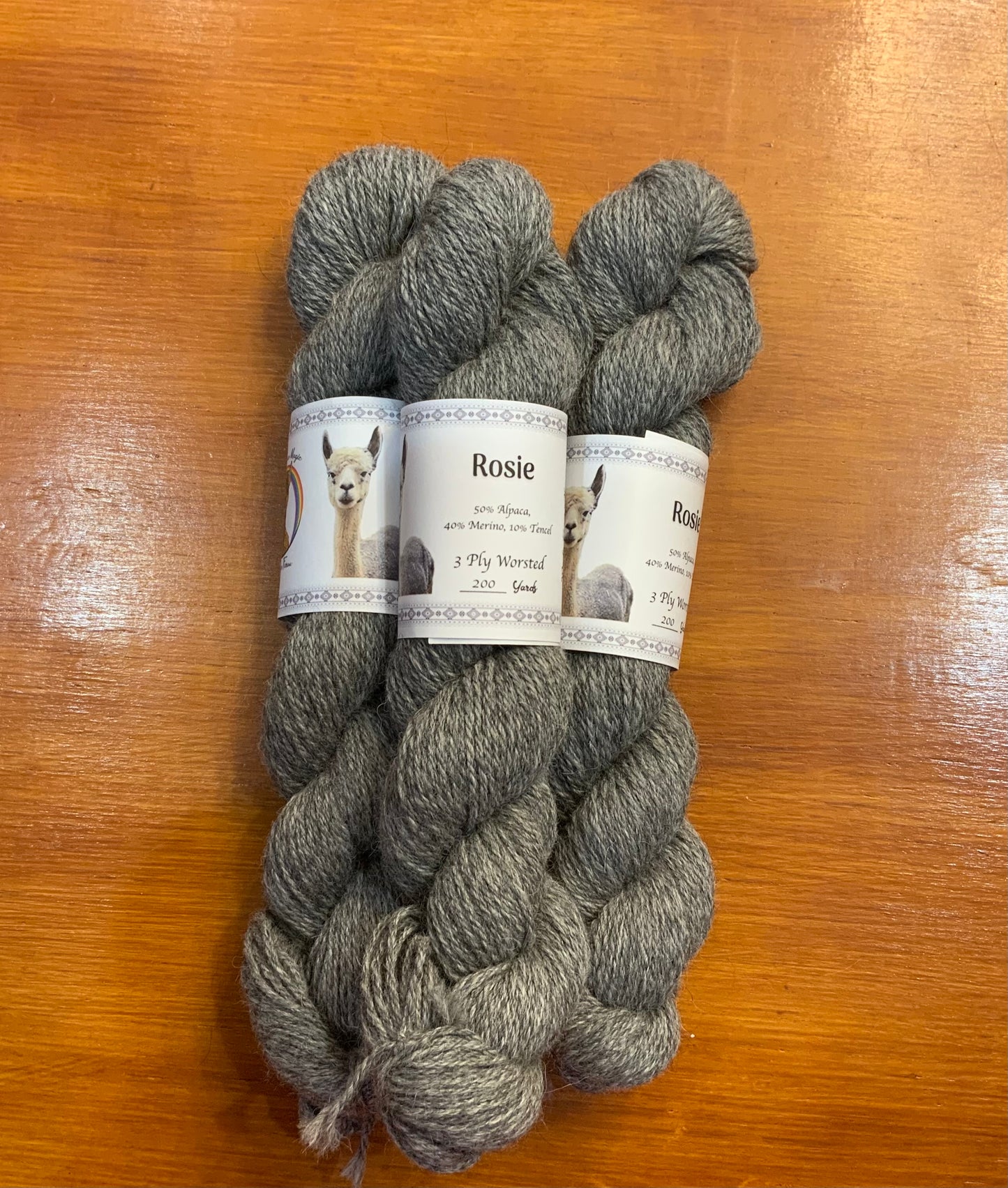 Rosie 3ply worsted 40% merino 10% tencel