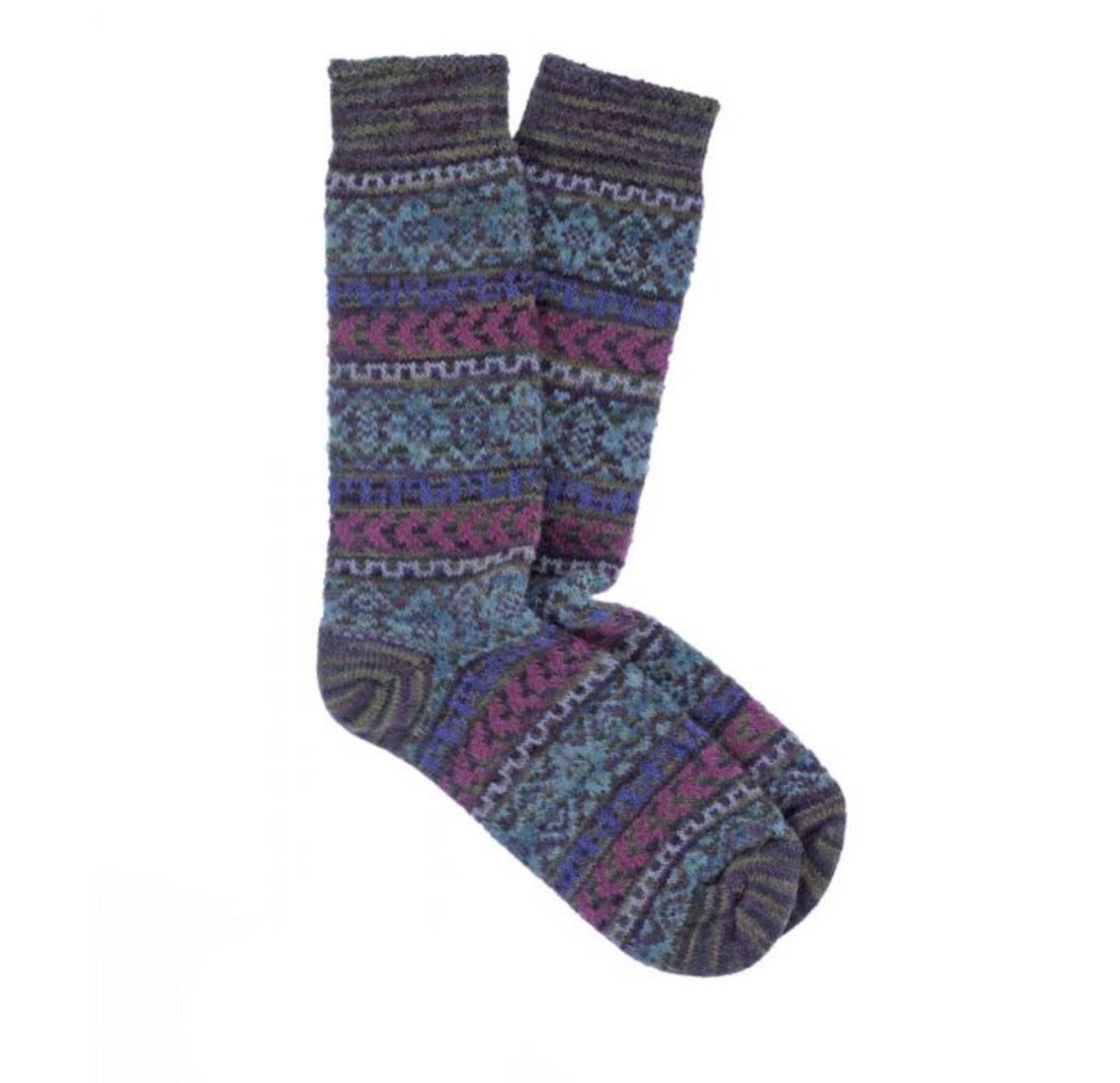 Frida Blue Unisex Baby Alpaca Art Socks