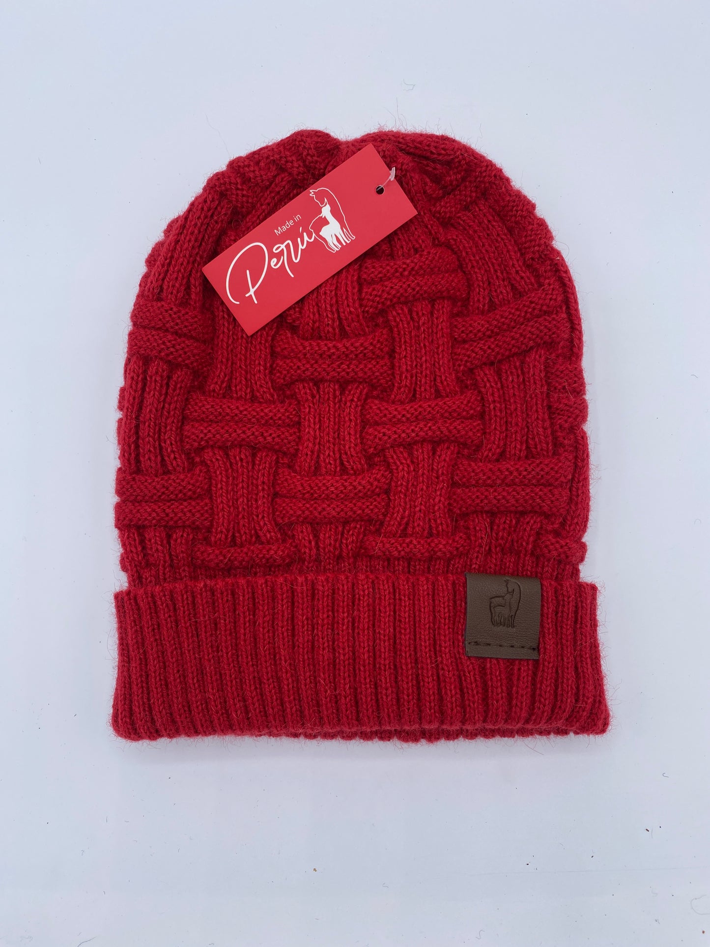 Interwoven Alpaca Beanie
