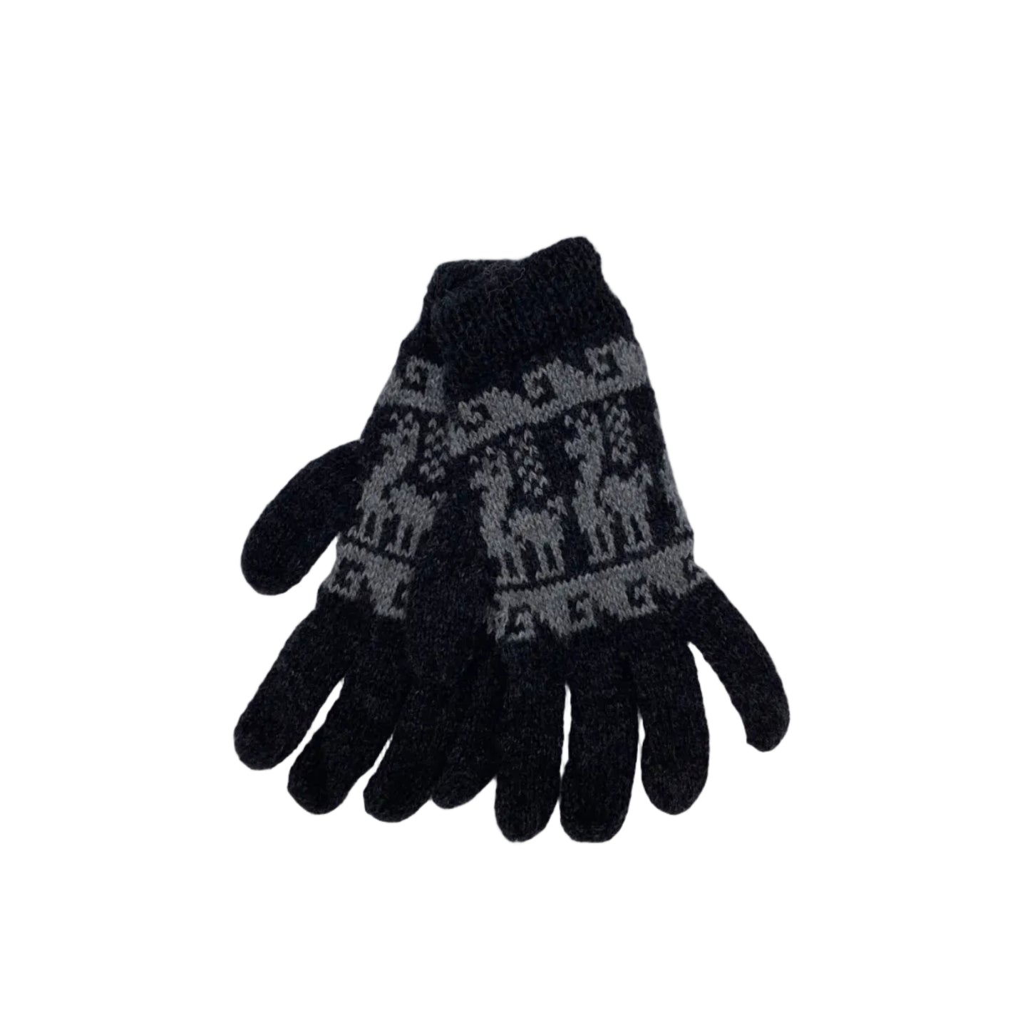 Alpaca & Acrylic Wool Gloves