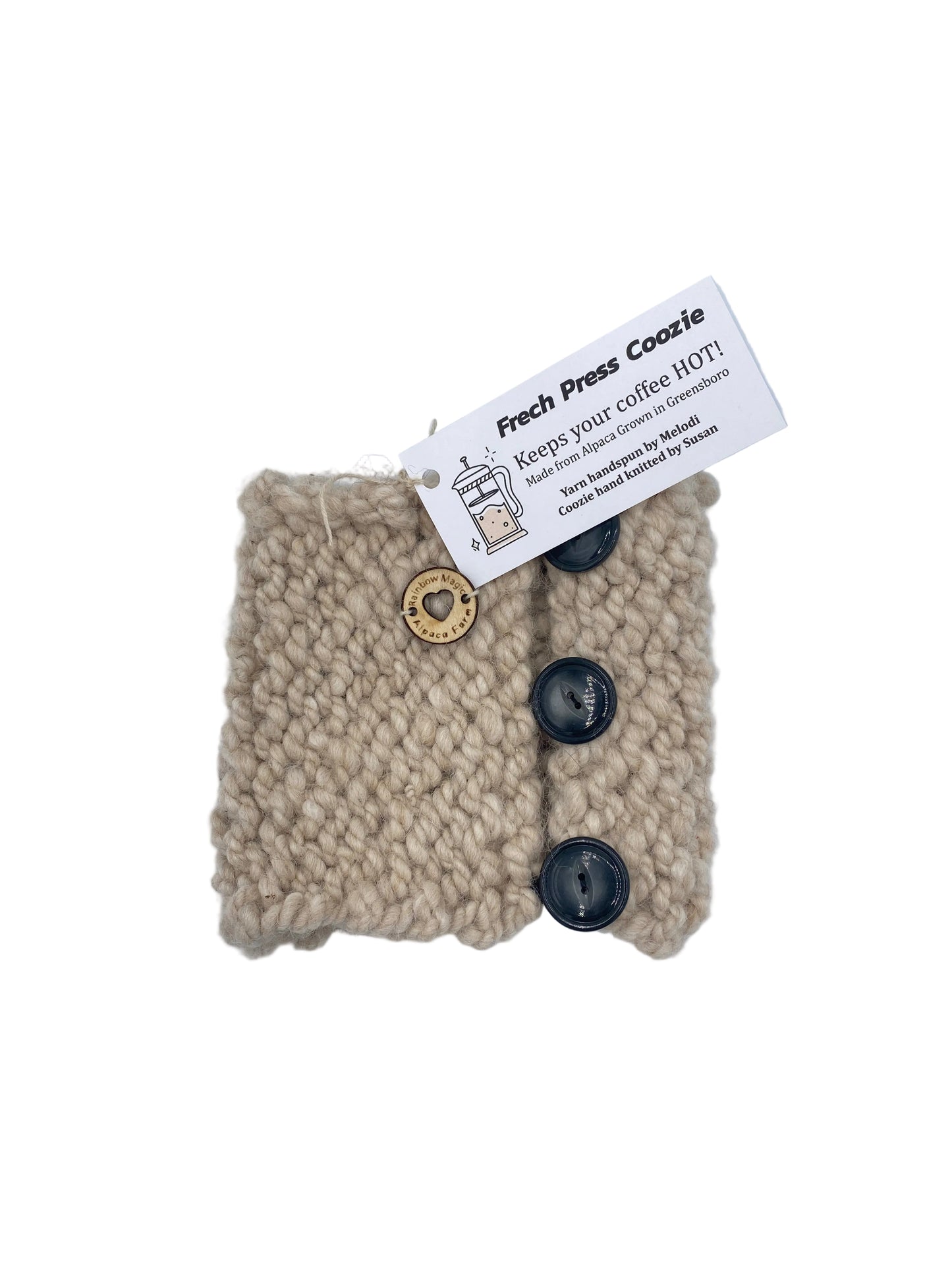 Hand Knit French Press Cozy
