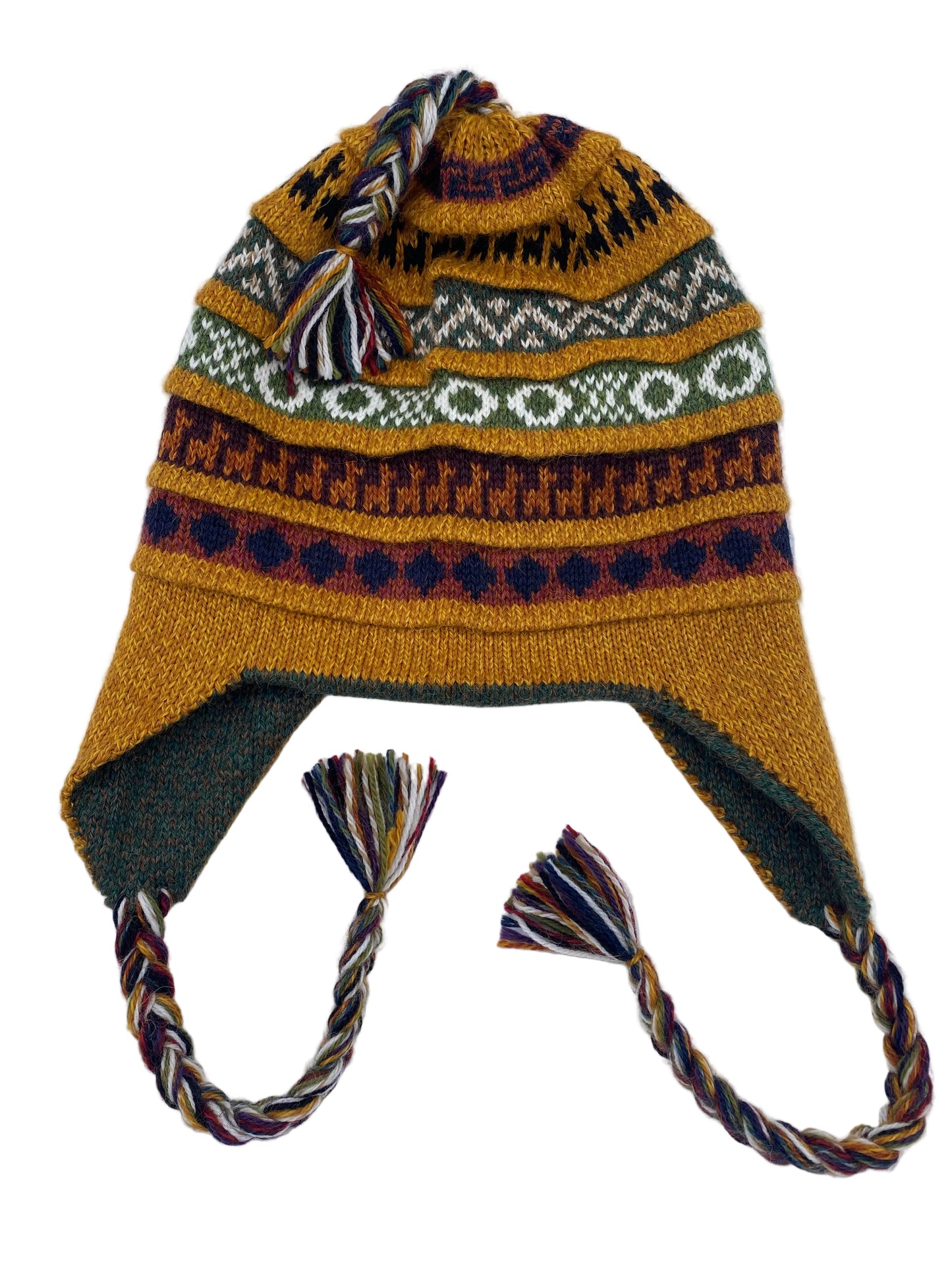 Reversible Alpaca Hat with Earflaps