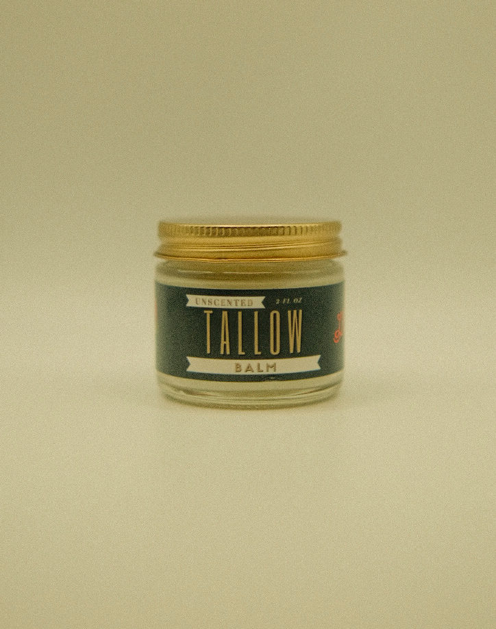 Unscented Natural Tallow Balm: Full Body