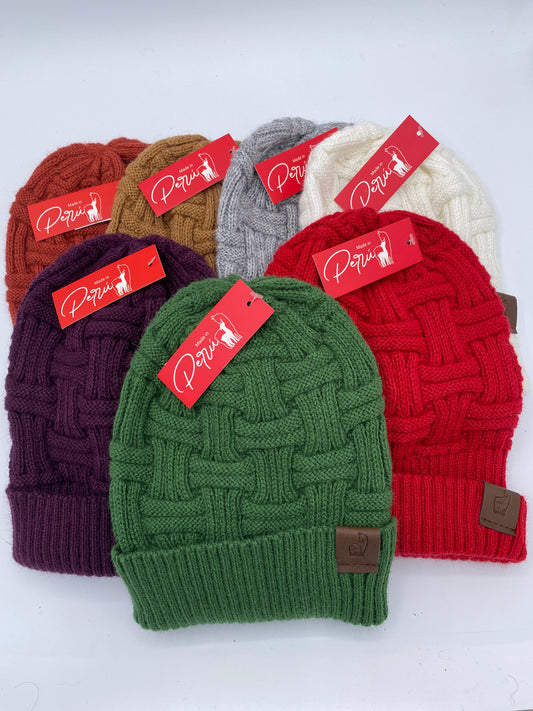 Interwoven Alpaca Beanie
