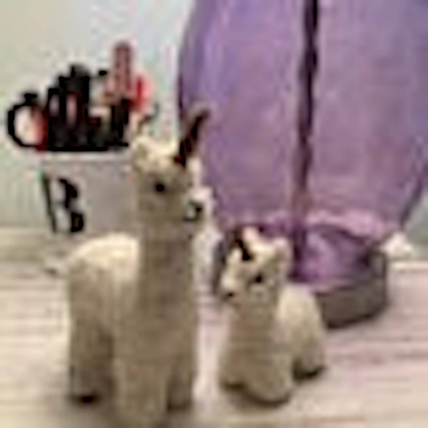 Needle Felted Alpaca + Unicorn = AlpacaUni or AlpacaCorn Scu