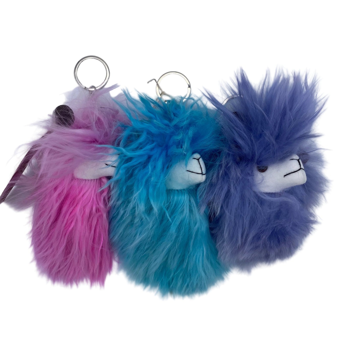 Suri Alpaca Head Keychain