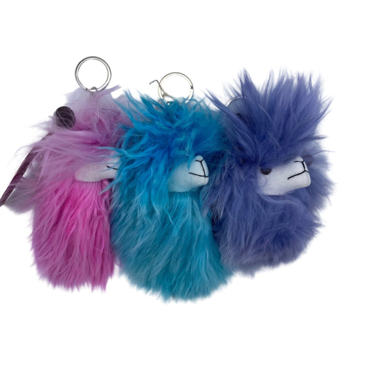 Suri Alpaca Head Keychain