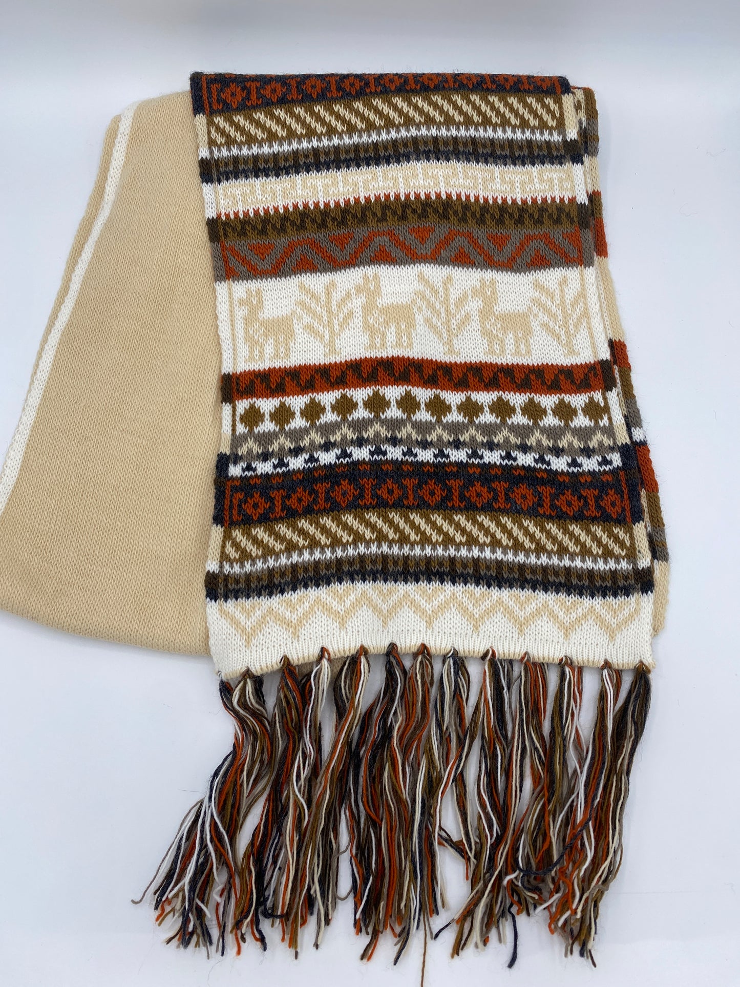 Multicolor Alpaca Scarf